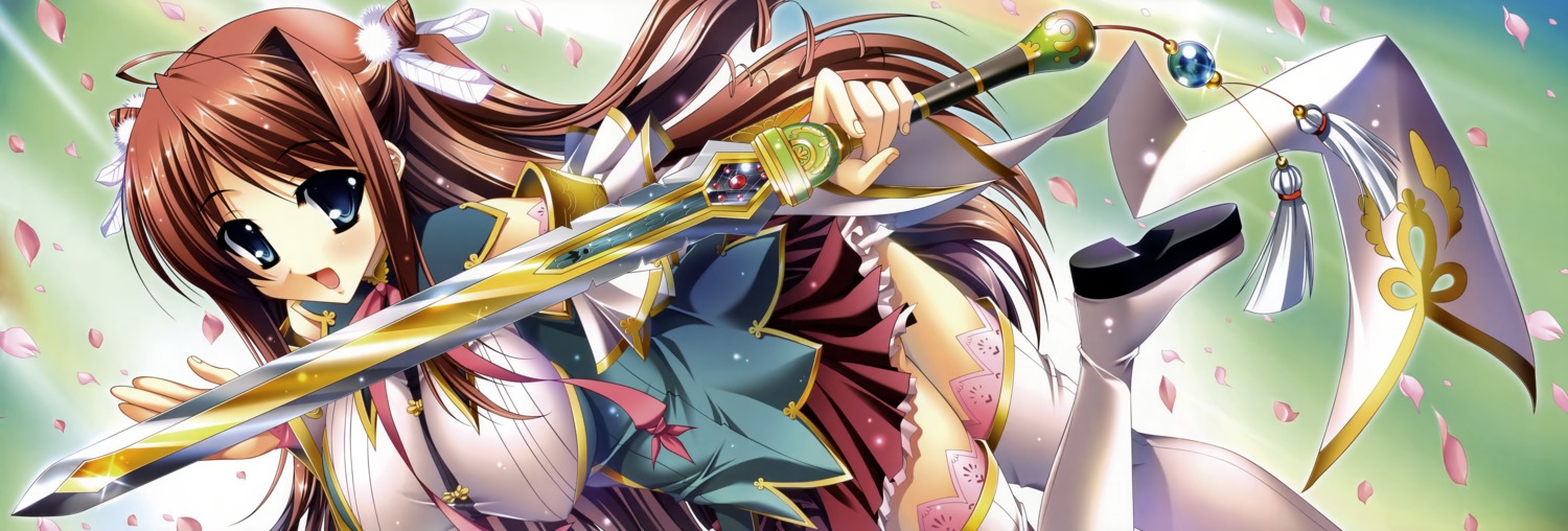 baseson fixed katagiri_hinata koihime_musou ryuubi sword