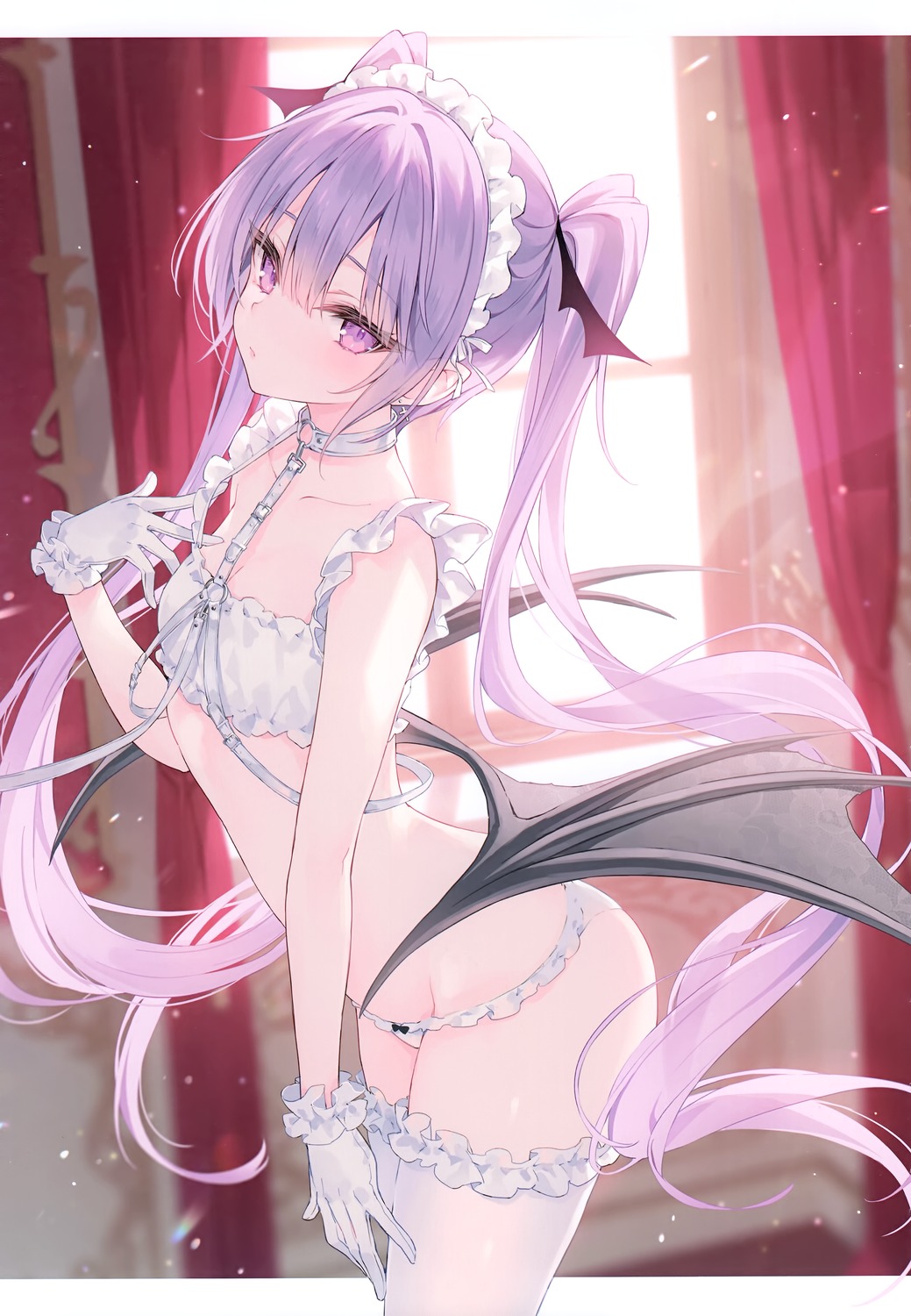 ass bra carneades eve_(rurudo) pantsu rurudo rurudot thighhighs wings