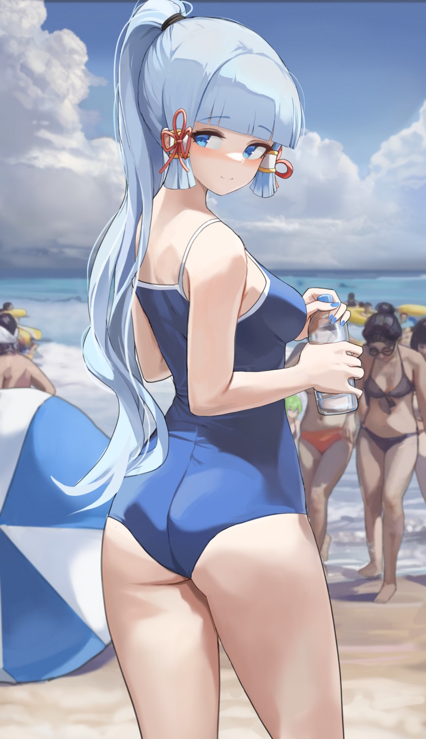 ass bikini dolri genshin_impact kamisato_ayaka school_swimsuit swimsuits