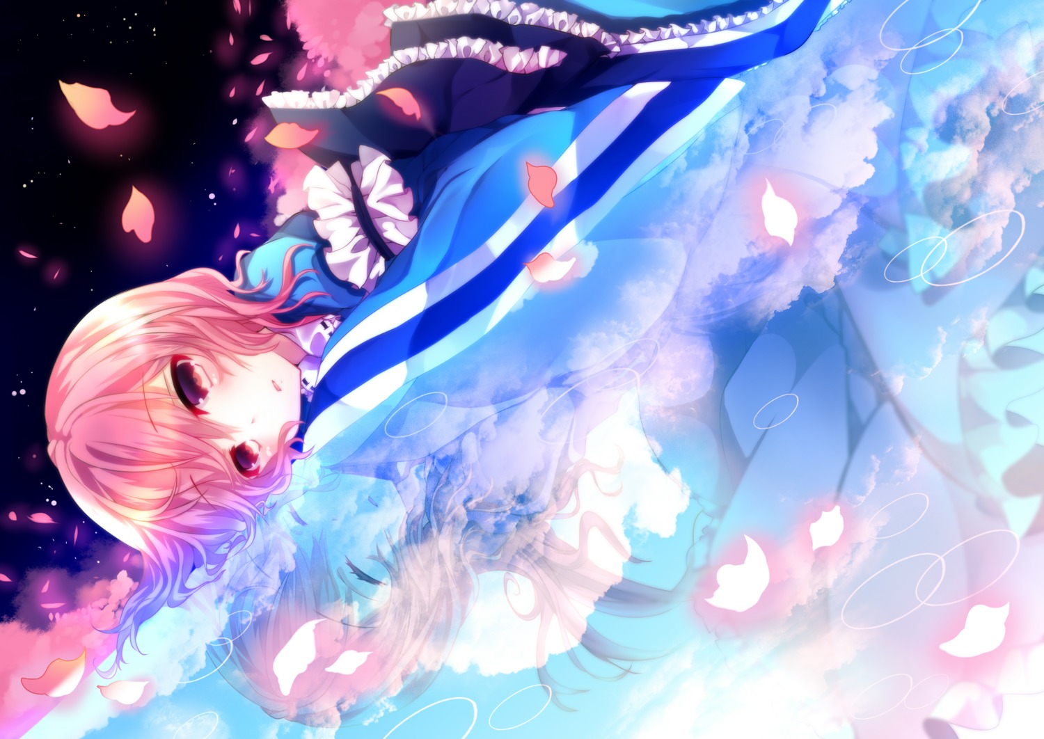 dress kusada_souta saigyouji_yuyuko touhou