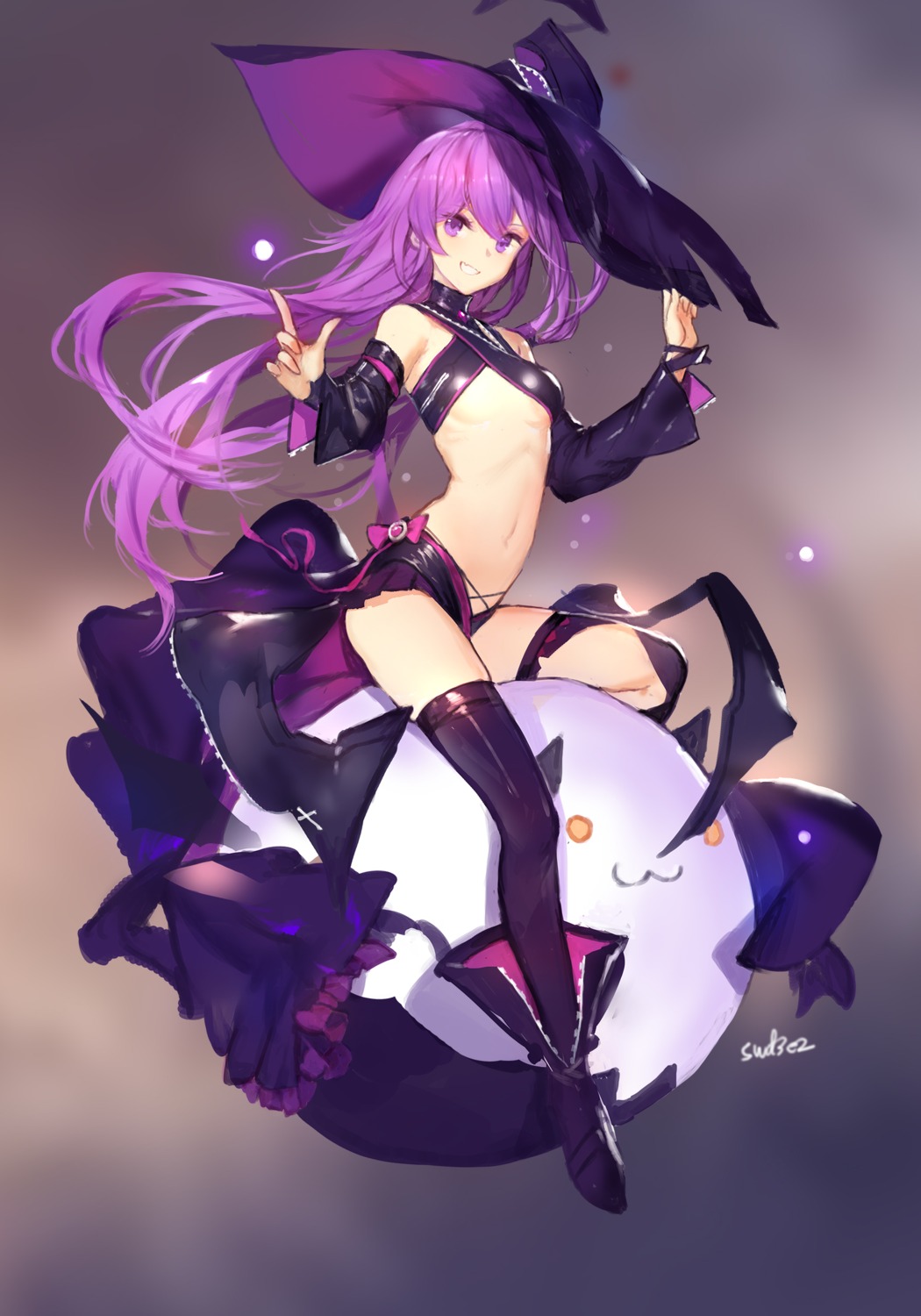aisha_(elsword) elsword swd3e2 thighhighs witch