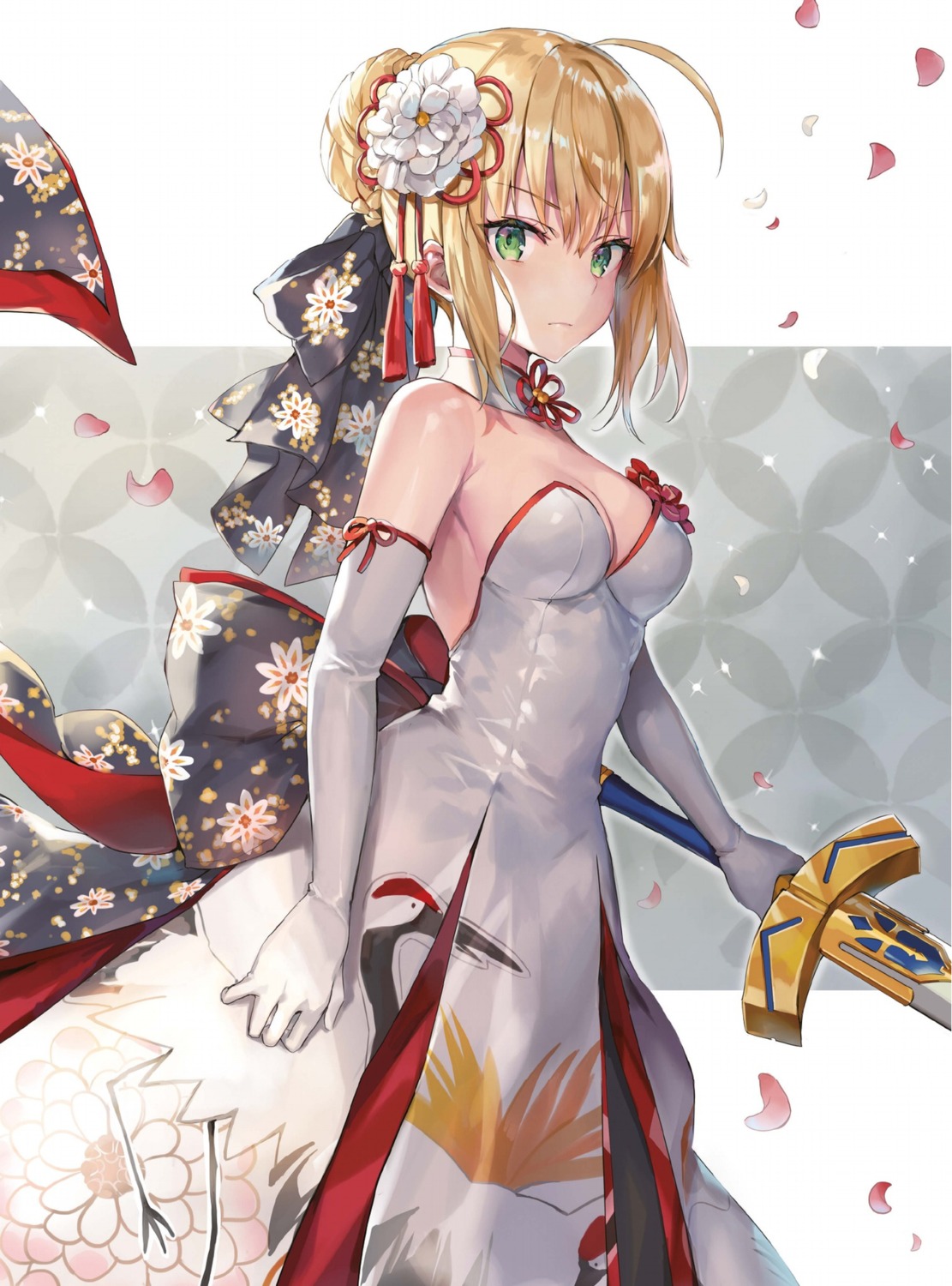 fate/grand_order fate/stay_night momoko_(momopoco) saber sword