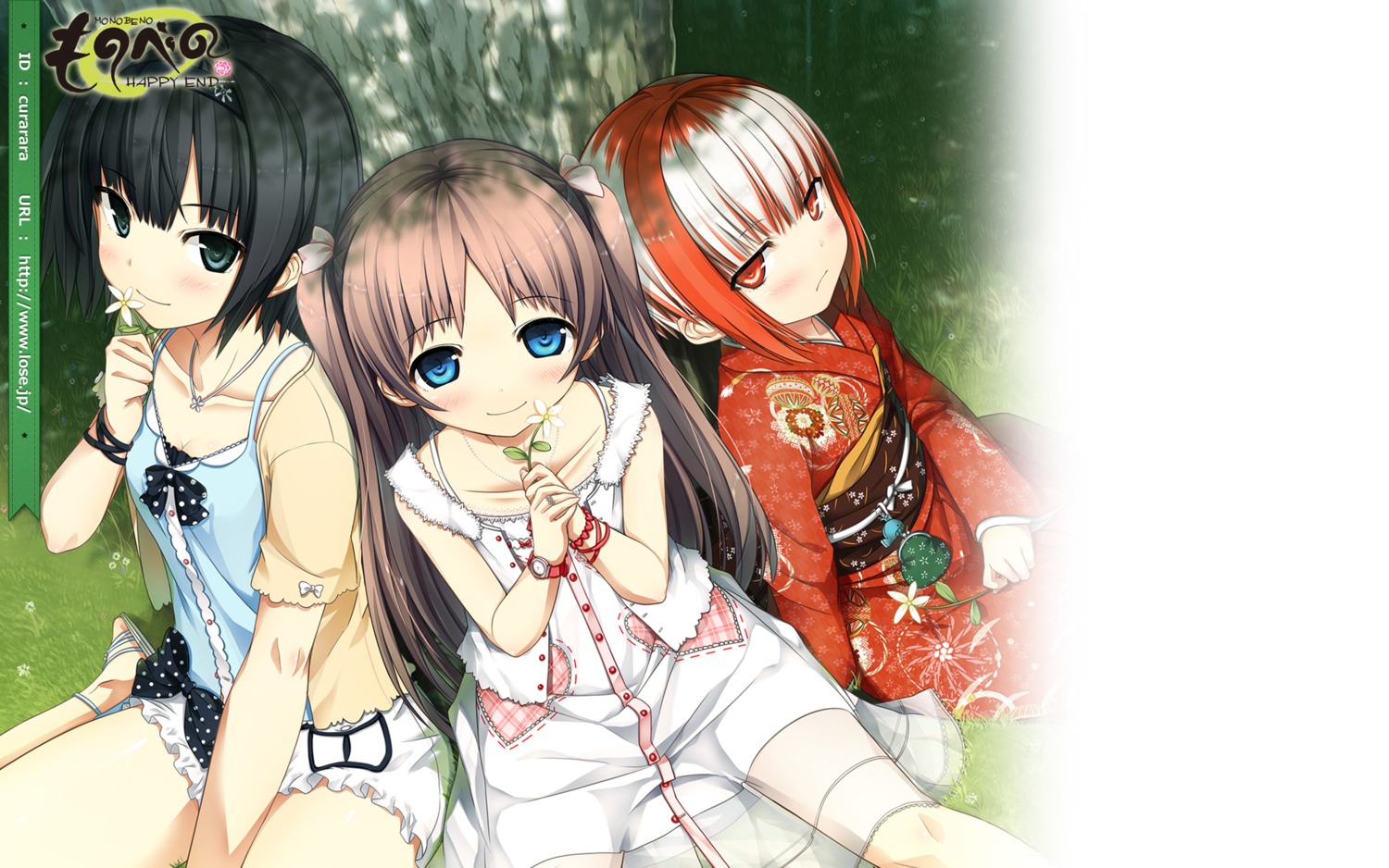 arishima_alice cura dress kimono lose monobeno sawai_natsuha sumi_(monobeno) summer_dress wallpaper