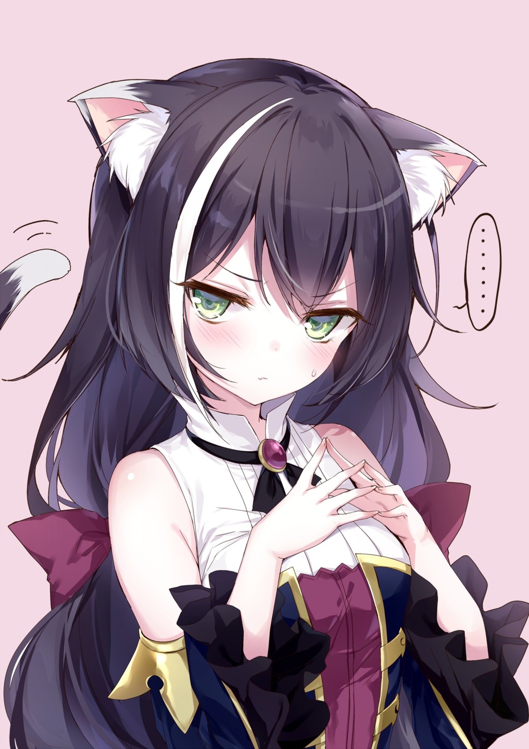 animal_ears breast_hold emia_(castilla) karyl_(princess_connect) princess_connect princess_connect!_re:dive tail