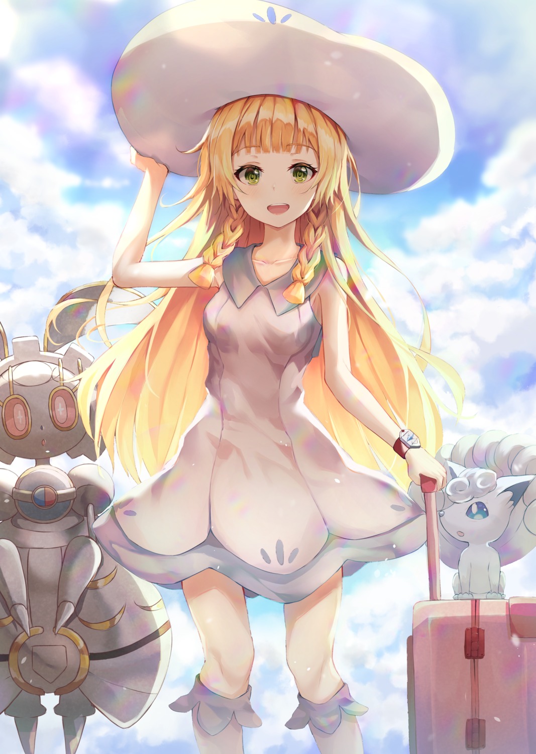 dress kerno lillie_(pokemon) pokemon pokemon_sm pokemon_usum