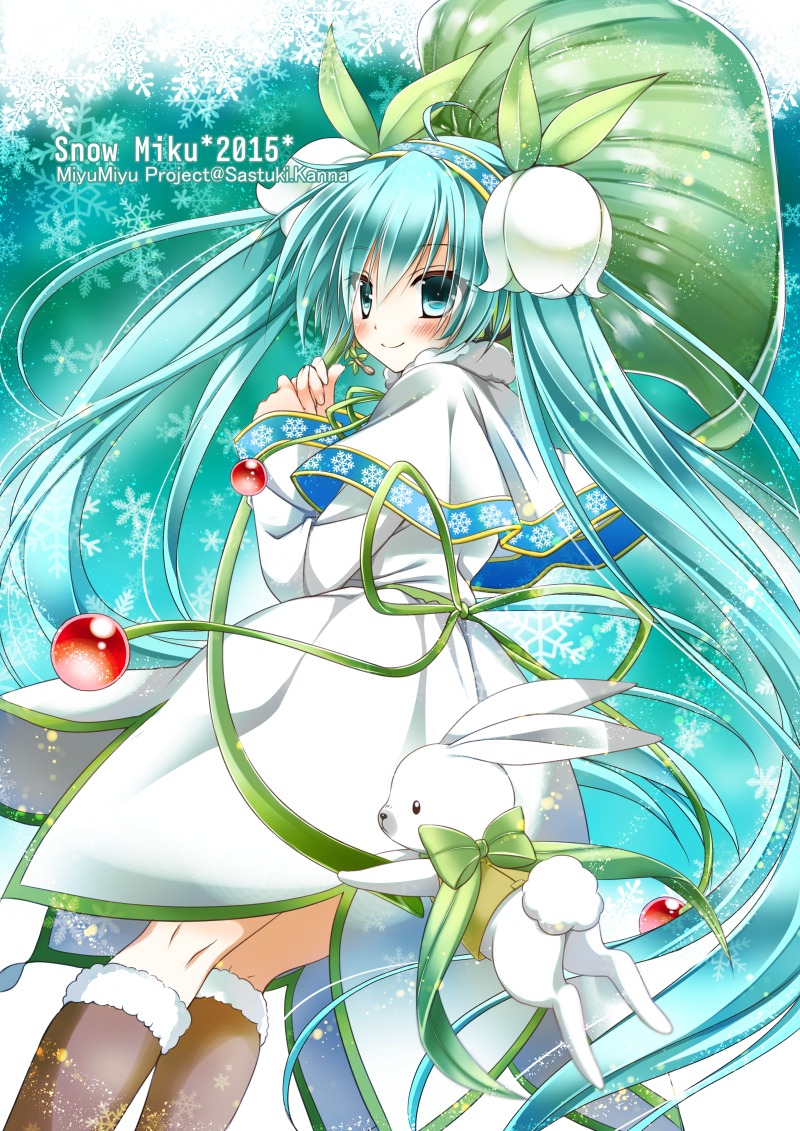 dress hatsune_miku kanna_satsuki vocaloid yuki_miku