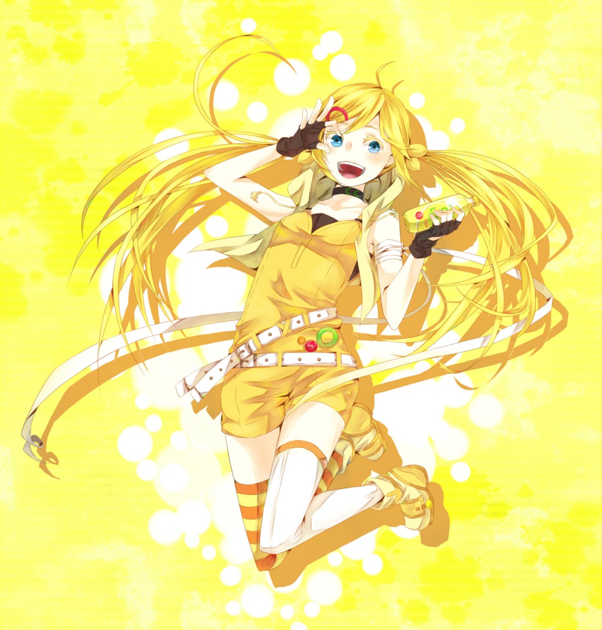 c.c._lemon c.c._lemon_(character) rinjin thighhighs