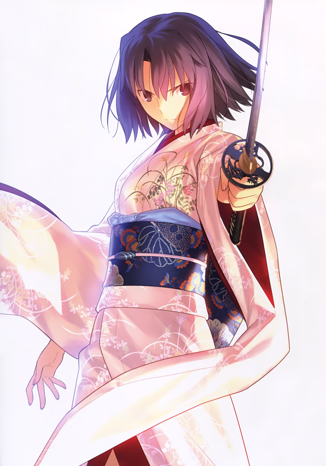 kara_no_kyoukai kimono ryougi_shiki sword takeuchi_takashi type-moon