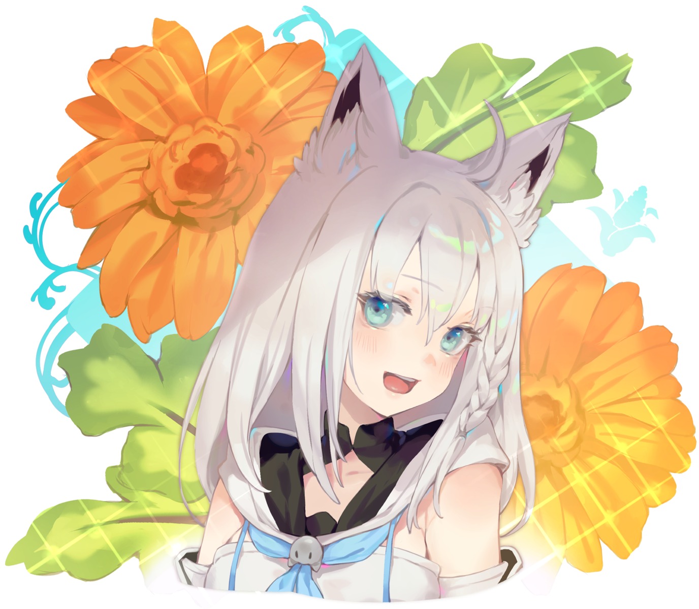 animal_ears bibimbub hololive hololive_gamers kitsune shirakami_fubuki