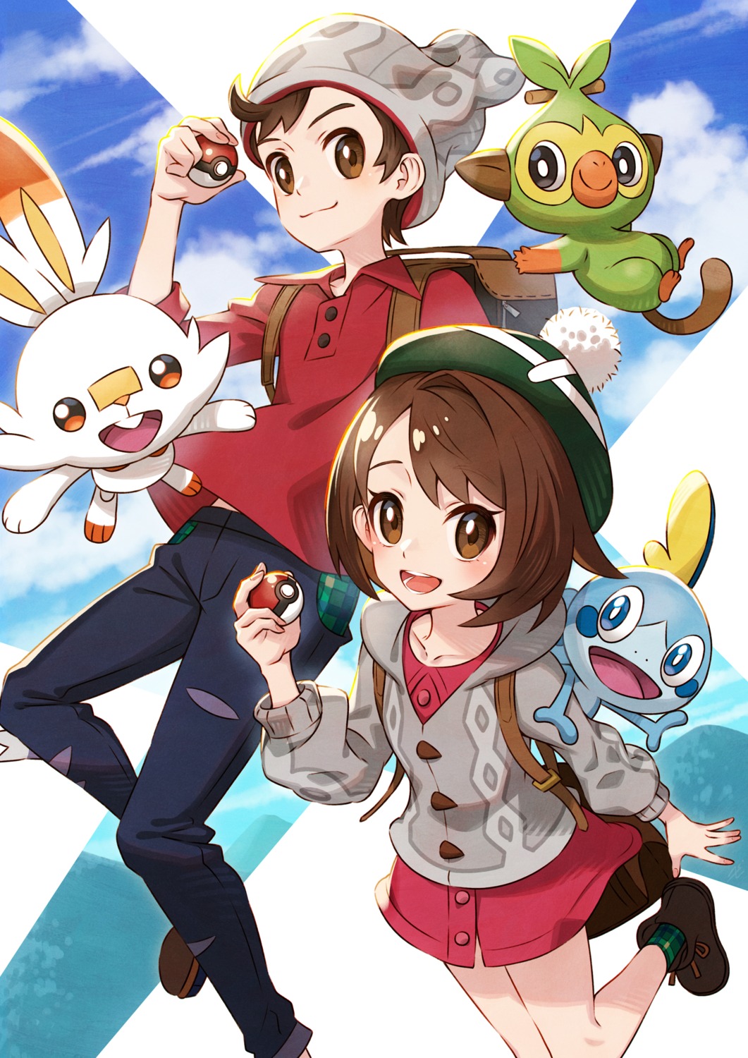 dress pokemon pokemon_swsh sho_(sumika) yuuri_(pokemon)