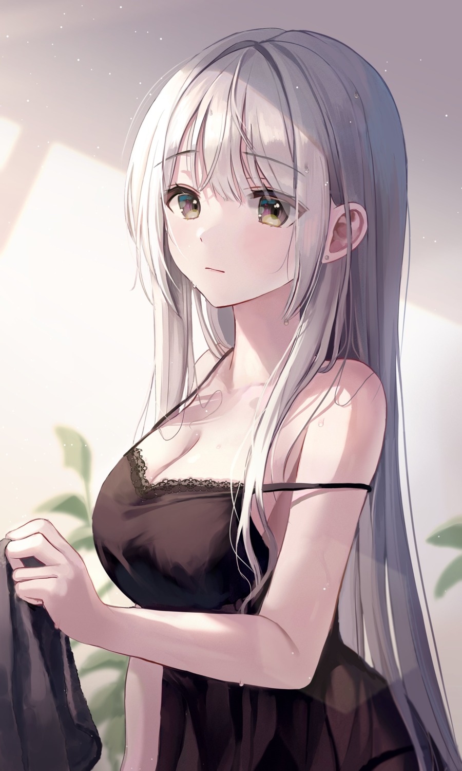 cleavage lingerie myowa no_bra pantsu see_through