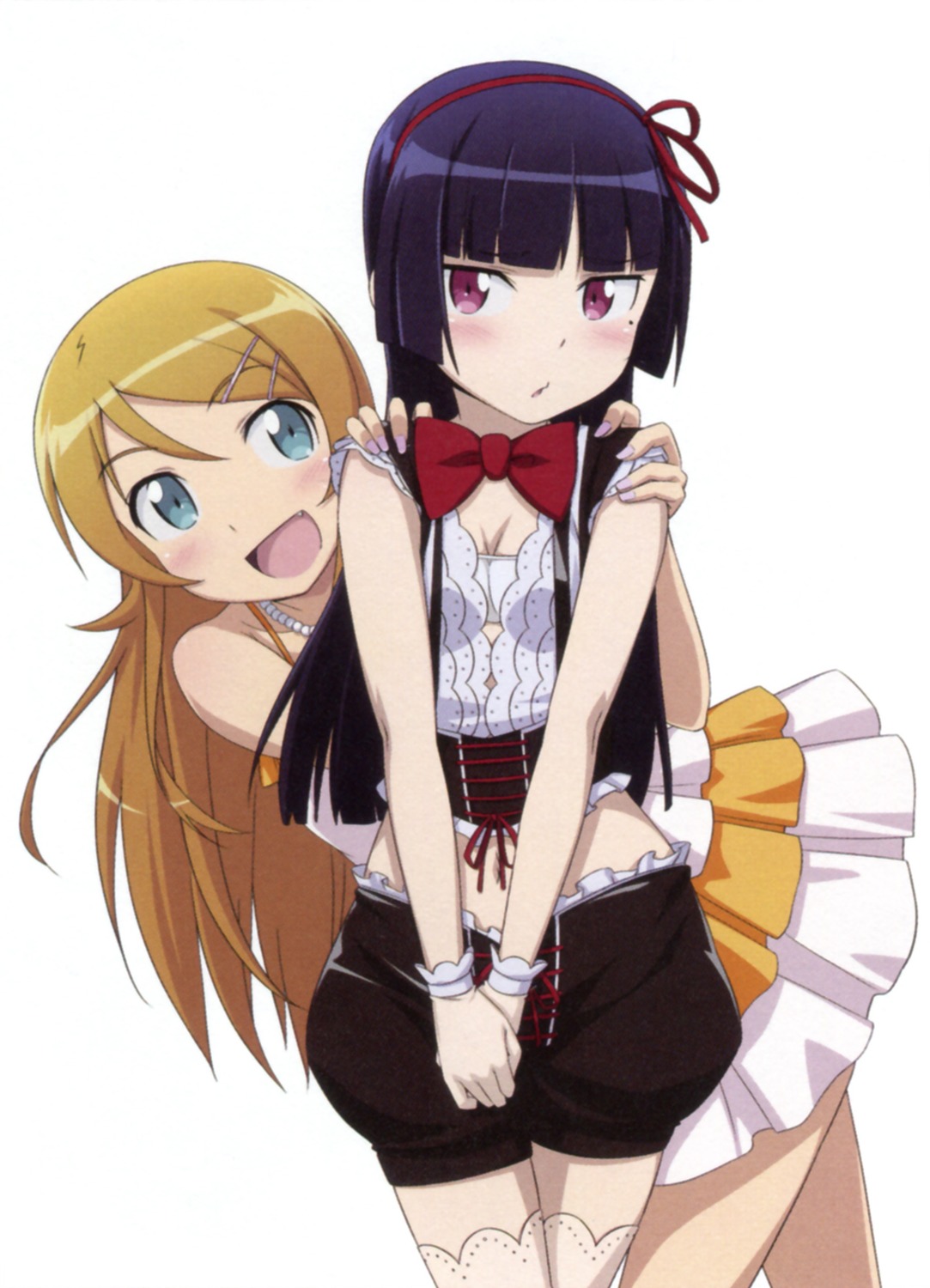 cleavage gokou_ruri gotou_nozomu kousaka_kirino ore_no_imouto_ga_konnani_kawaii_wake_ga_nai screening thighhighs