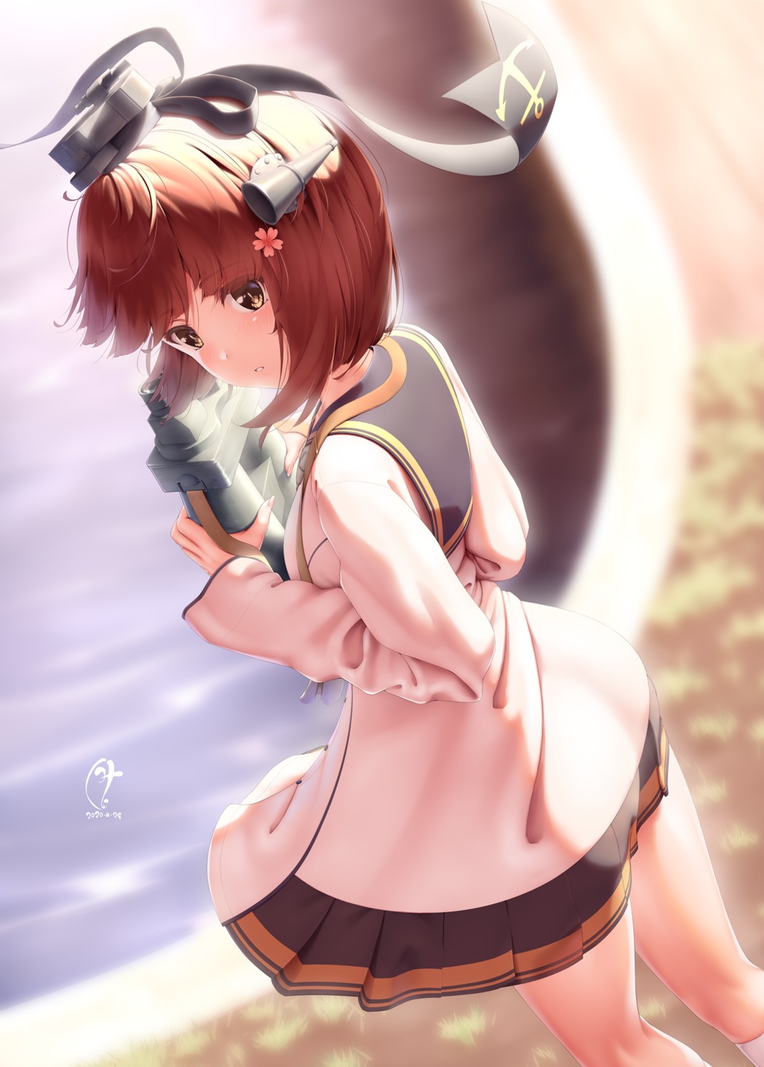 etsunami_kumita kantai_collection seifuku yukikaze_(kancolle)