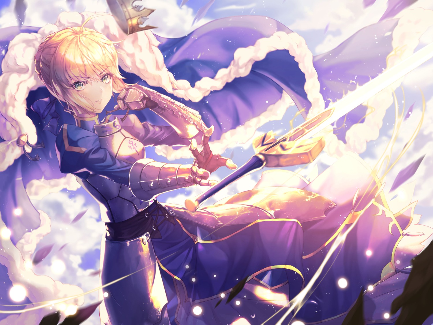 armor chyopeuteu fate/grand_order fate/stay_night saber sword