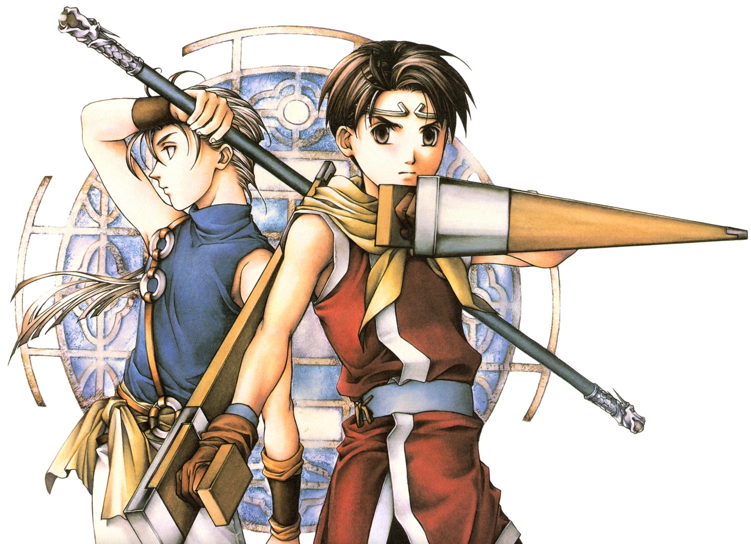 ishikawa_fumi japanese_clothes jowy_atreides male riou_genkaku suikoden suikoden_ii