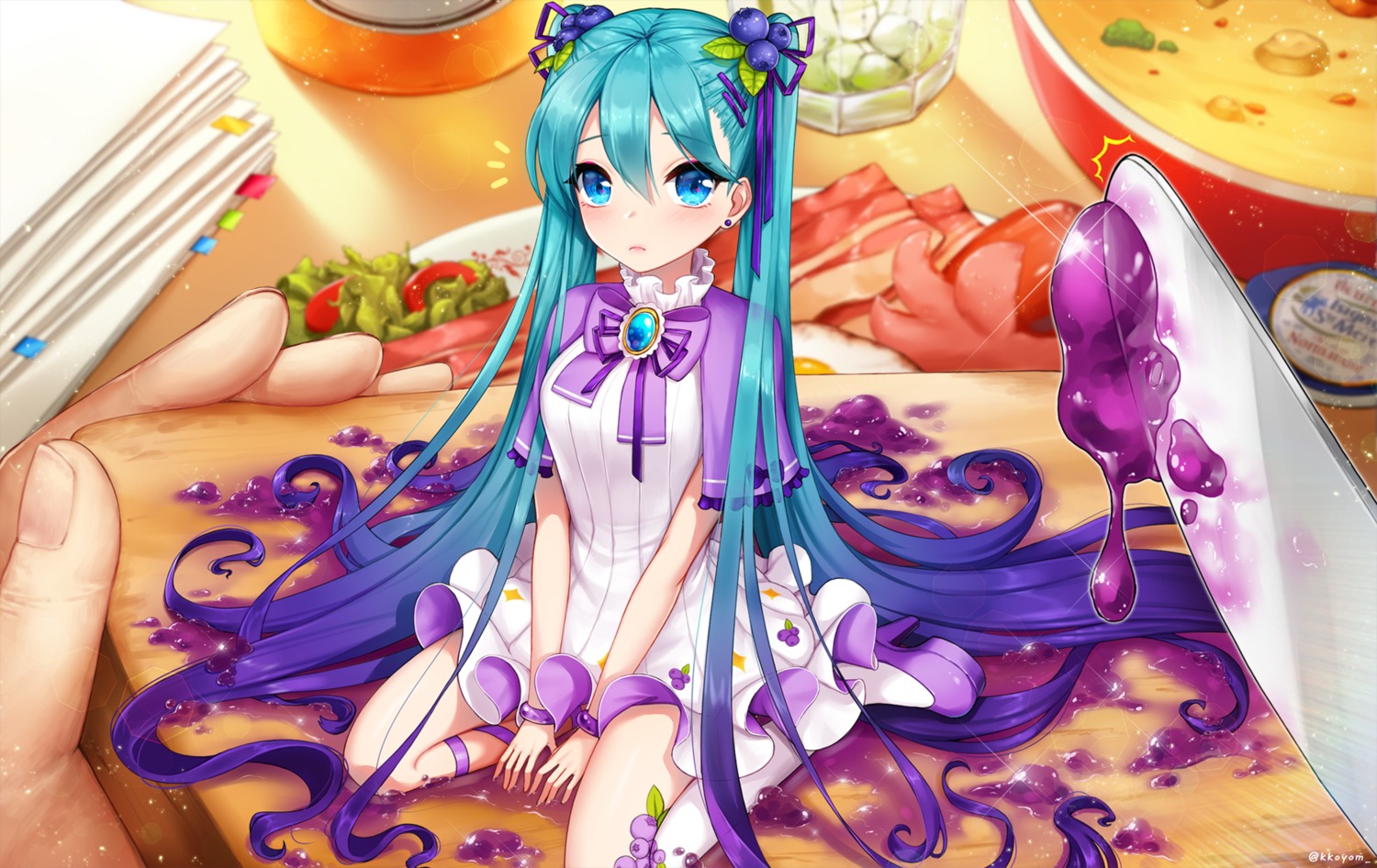 ango dress hatsune_miku heels vocaloid