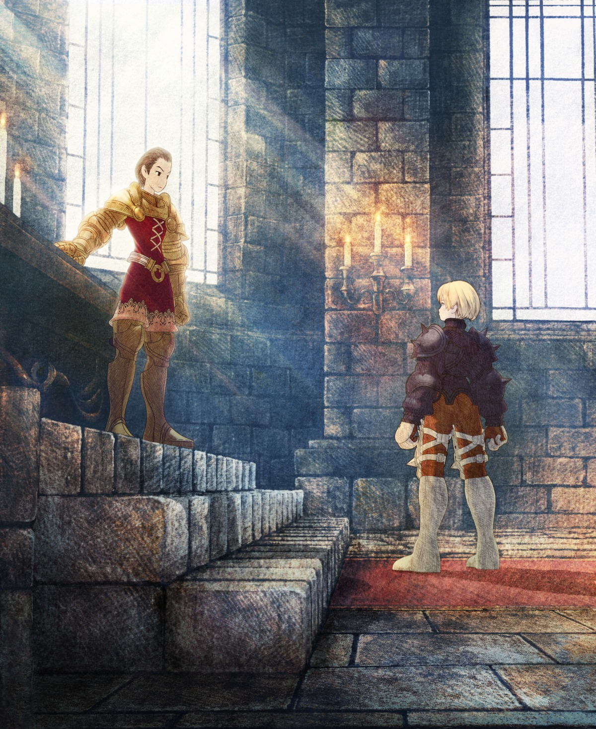 delita_heiral final_fantasy final_fantasy_tactics ramza_beoulve