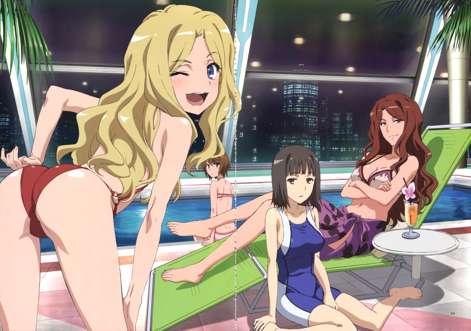 ass bikini cleavage crease fixme frenda_seivelun fujii_masahiro kinuhata_saiai mugino_shizuri sling_bikini swimsuits takitsubo_rikou to_aru_kagaku_no_railgun to_aru_kagaku_no_railgun_s to_aru_majutsu_no_index