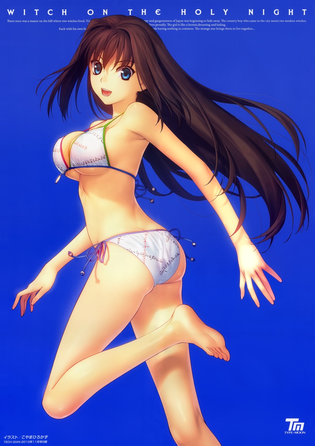 Type Moon Koyama Hirokazu Mahou Tsukai No Yoru Aozaki Aoko Bikini Cleavage Swimsuits Underboob 1508 Yande Re