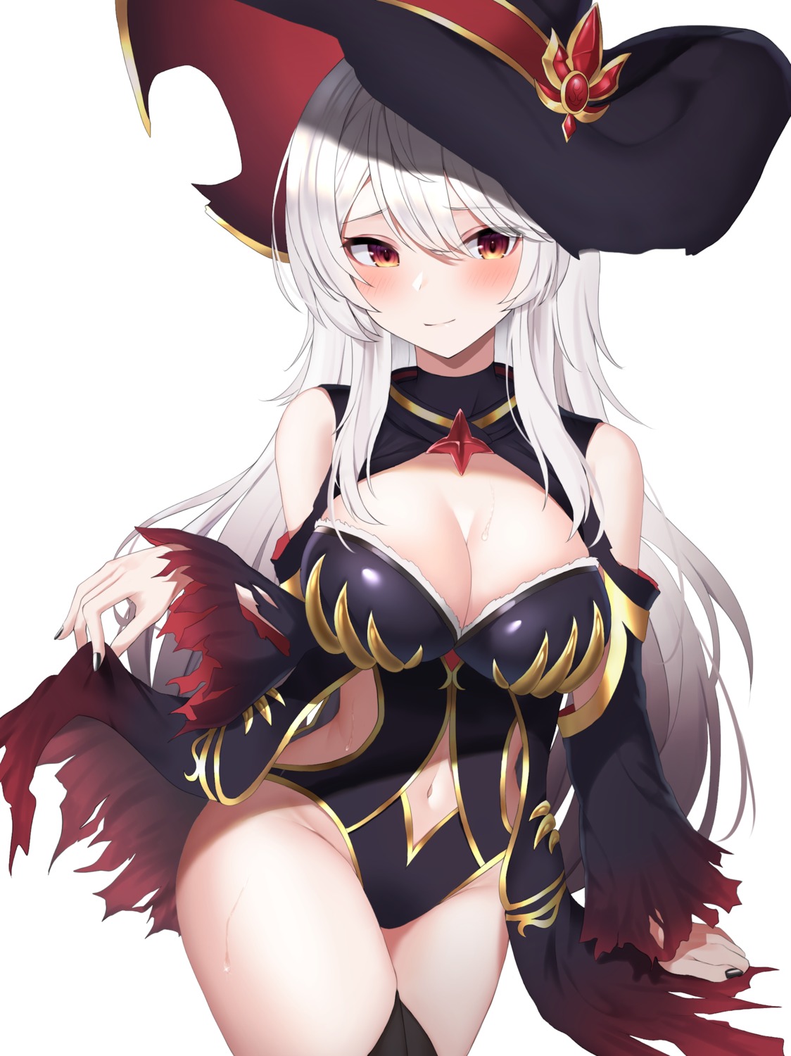 futon_fly_away leotard no_bra thighhighs witch