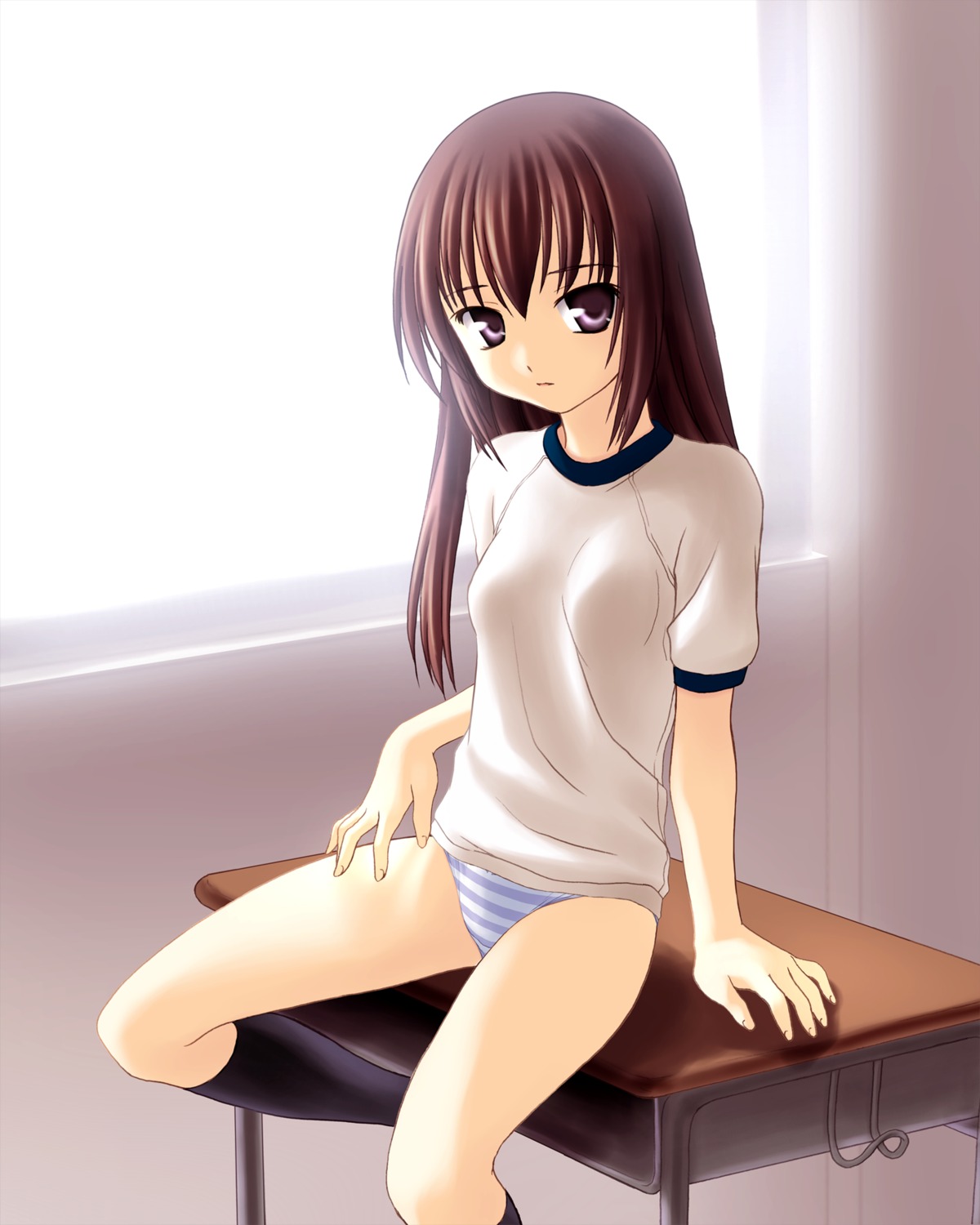 gym_uniform norizou_type-r pantsu shimapan