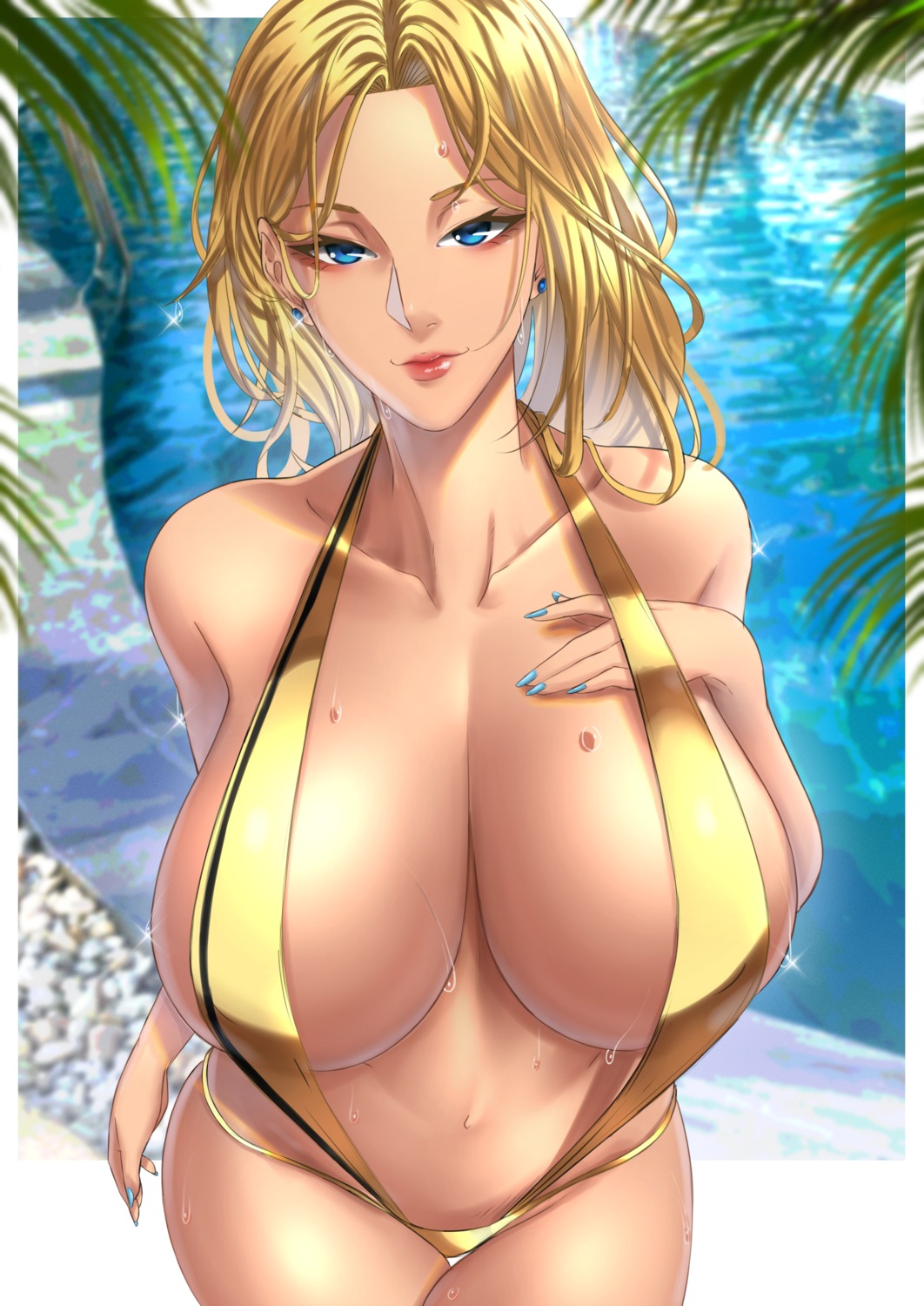 anima_(togashi) bikini sling_bikini swimsuits