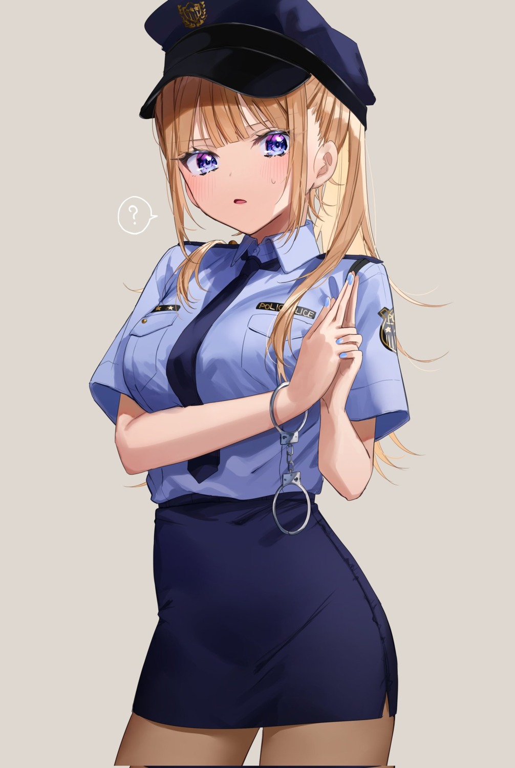 chigusa_minori pantyhose police_uniform