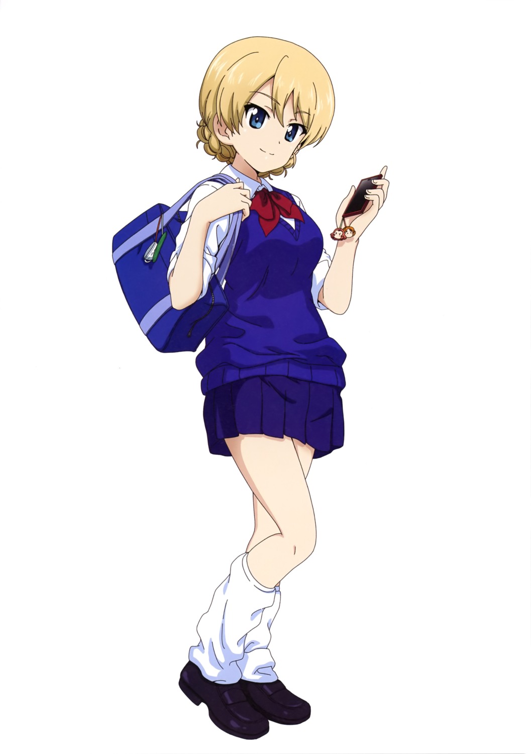 darjeeling girls_und_panzer kanau seifuku sweater