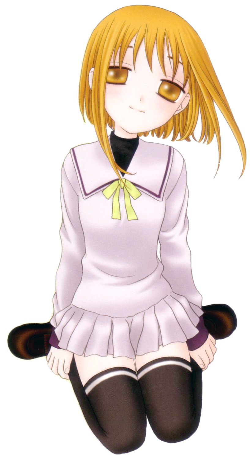 fruits_basket seifuku sohma_kisa takaya_natsuki thighhighs