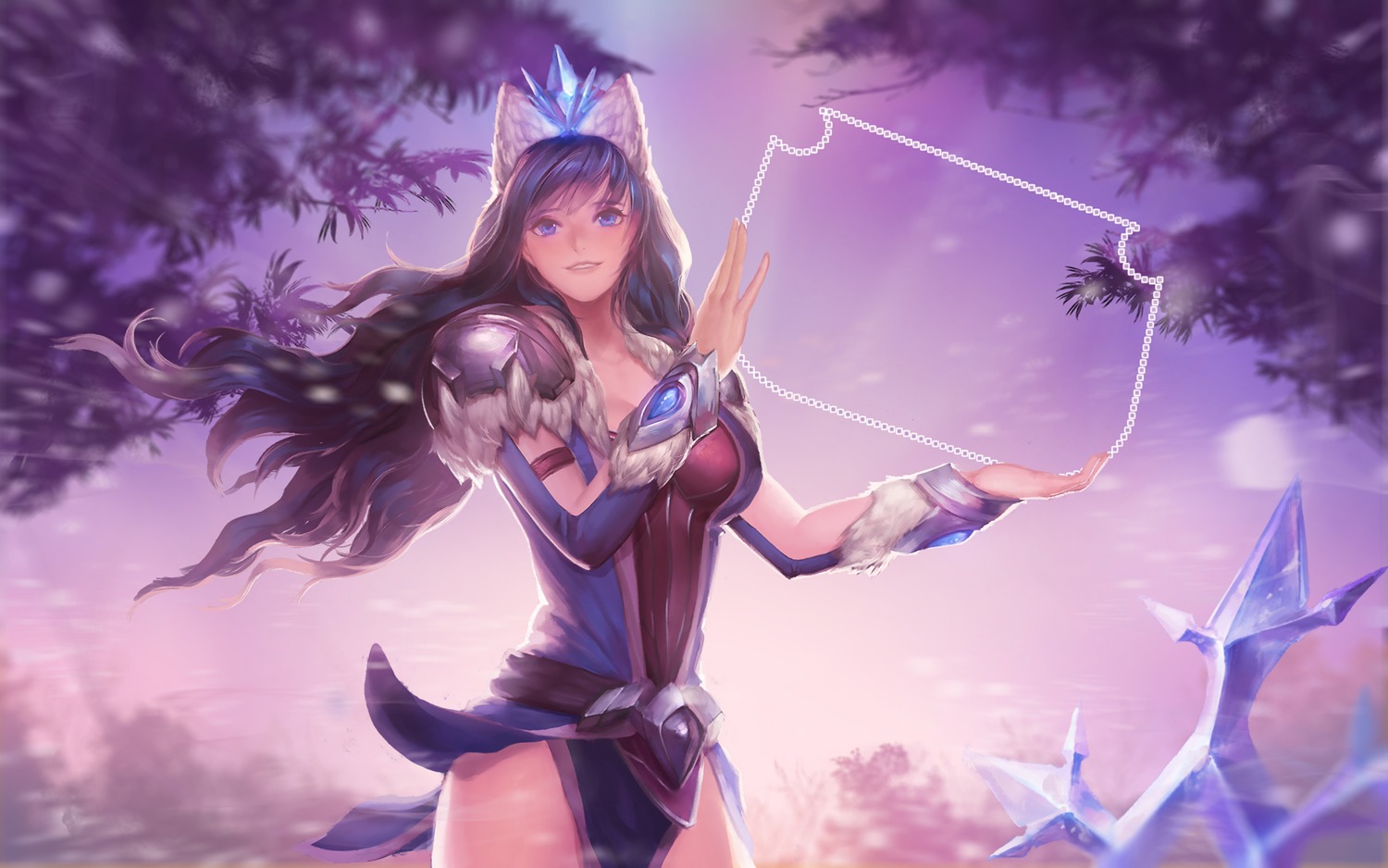 animal_ears armor cleavage instant_ip league_of_legends sivir