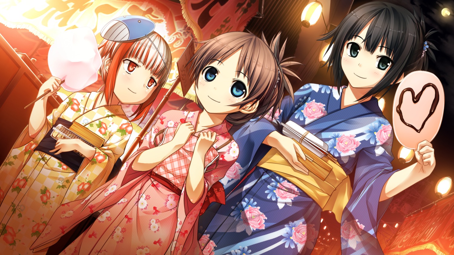 arishima_alice cura game_cg lose monobeno sawai_natsuha sumi_(monobeno) yukata