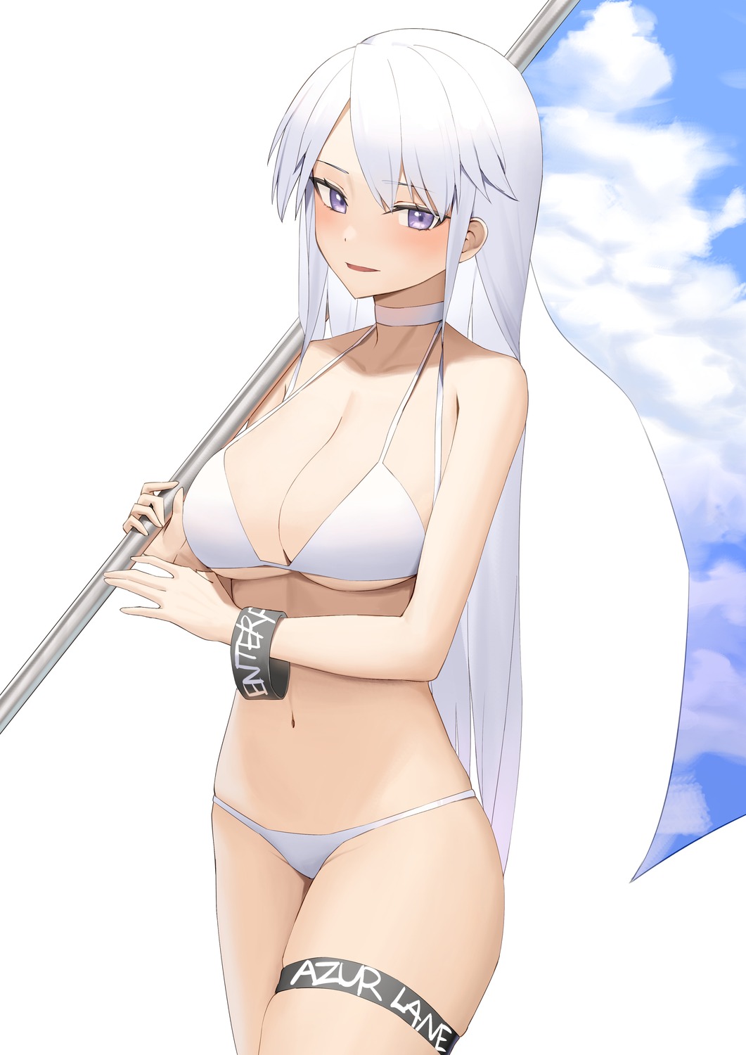 azur_lane bikini enterprise_(azur_lane) garter lordol swimsuits