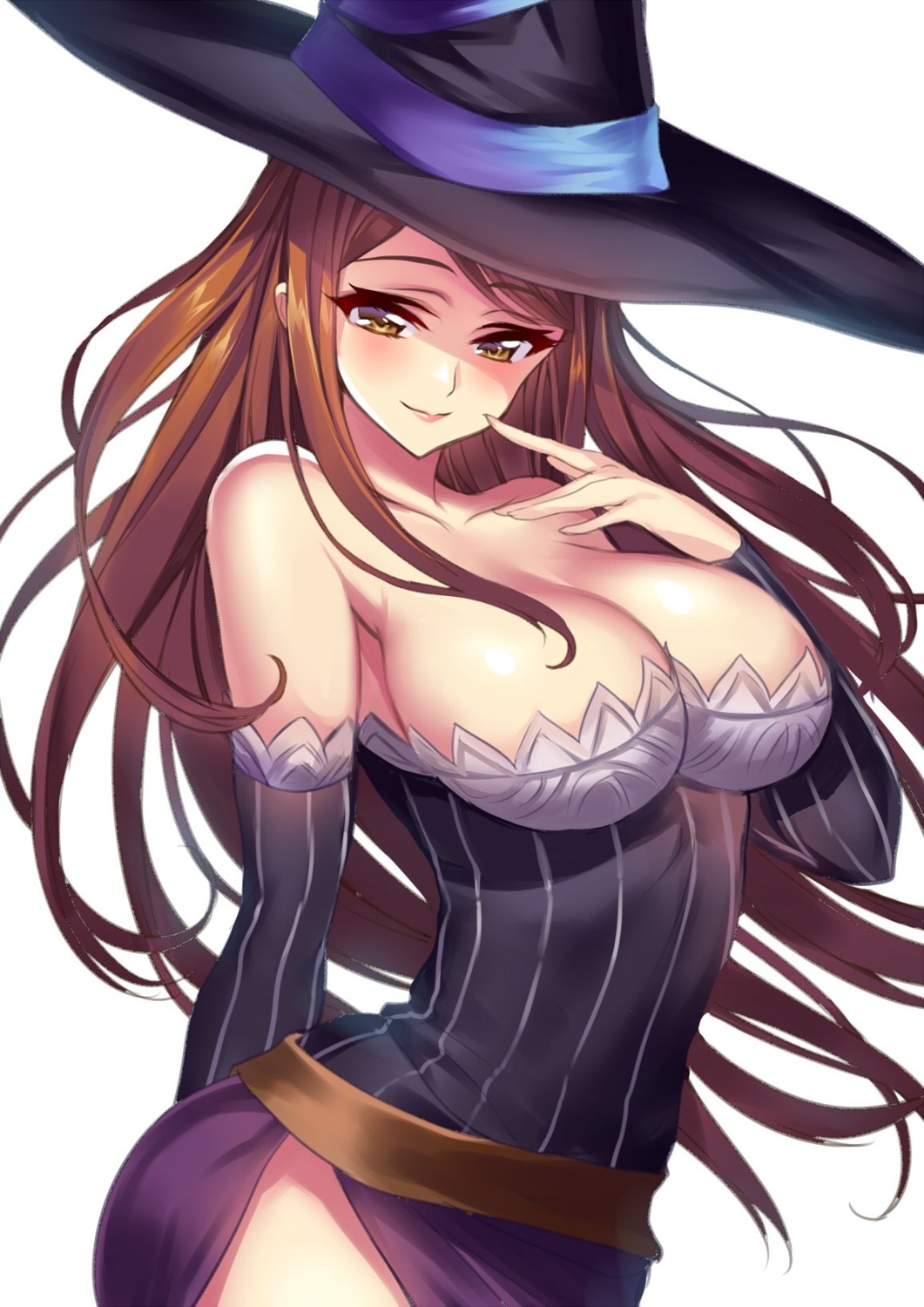 cleavage dragon's_crown dress senri_gan sorceress