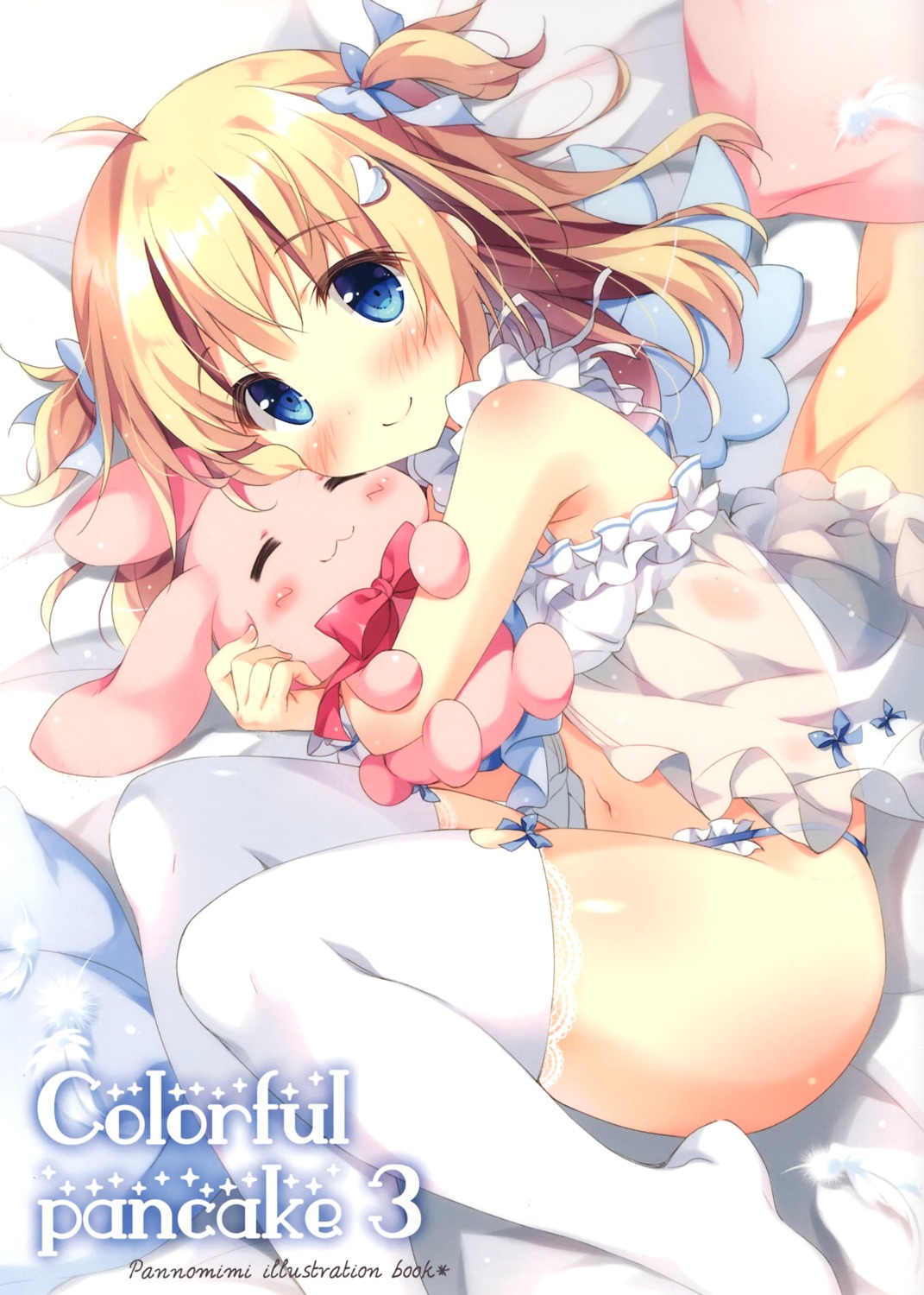 lingerie pan pan_no_mimi pantsu see_through ten_(pan_no_mimi) thighhighs