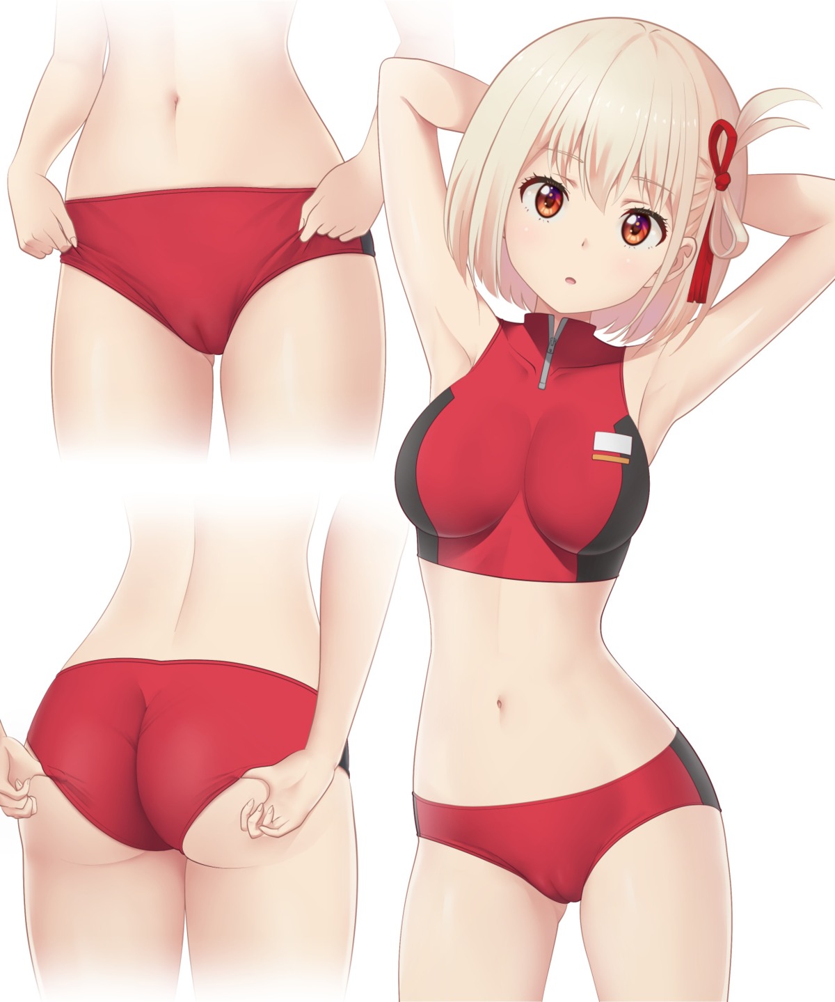 ass buruma cameltoe gym_uniform lycoris_recoil nanikairu nishikigi_chisato