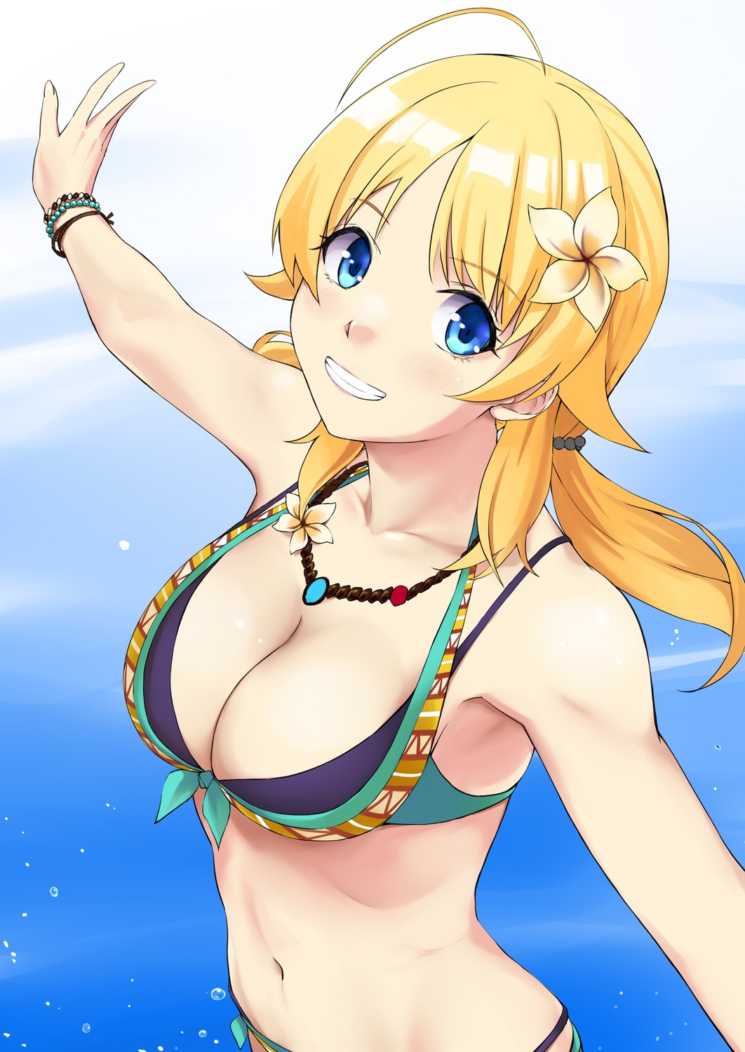 bikini hachimiya_meguru mizuki_ame swimsuits the_idolm@ster the_idolm@ster_shiny_colors