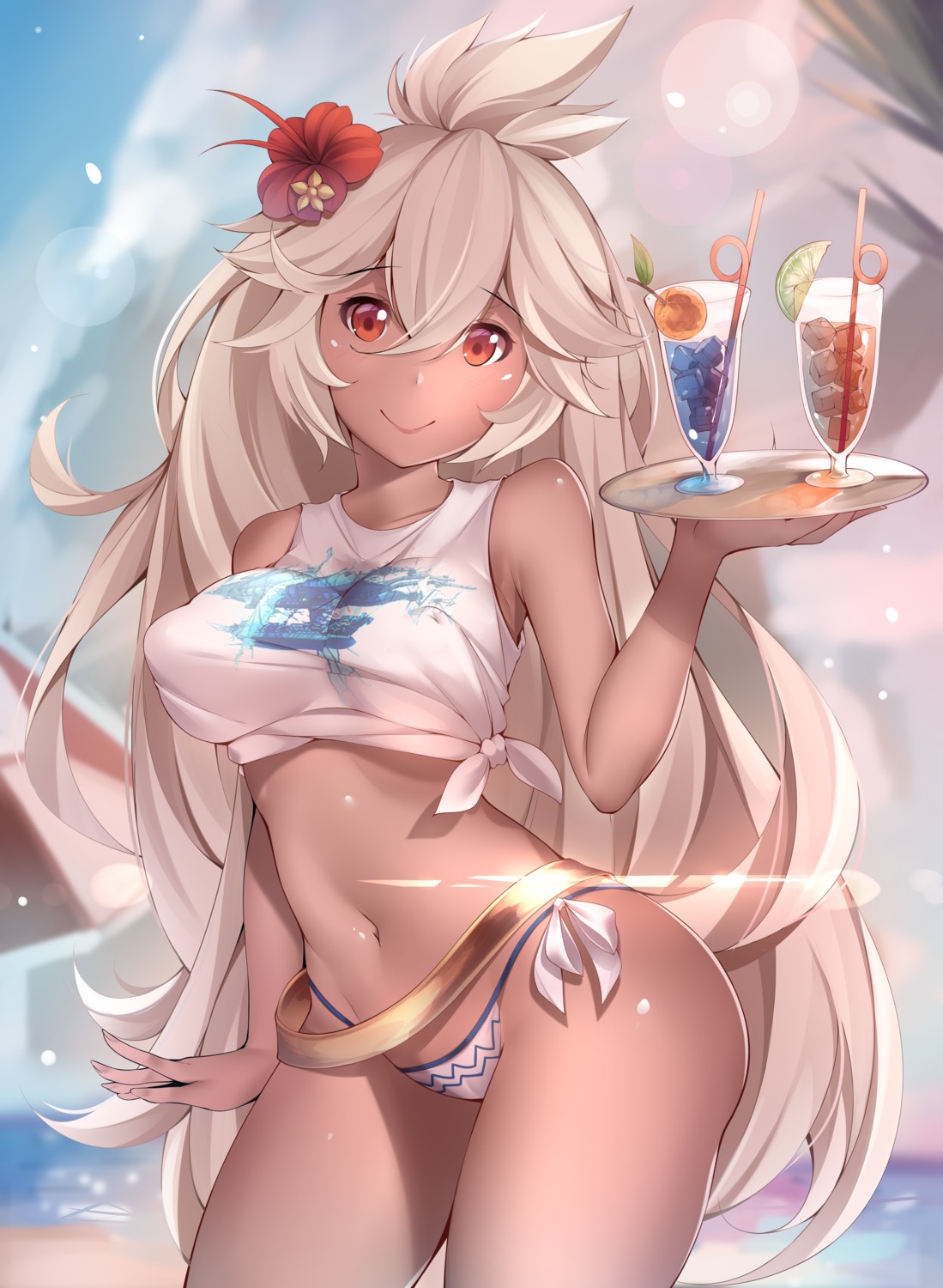 bikini erect_nipples granblue_fantasy kanachirou swimsuits