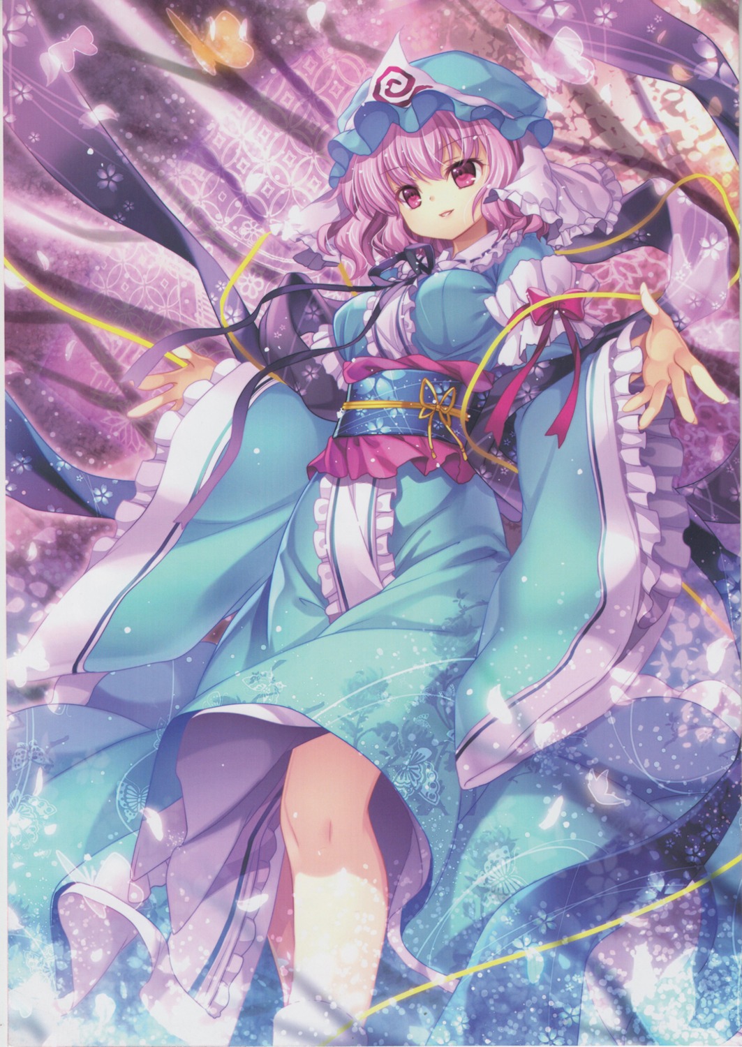 capura_lin eternal_phantasia kimono lolita_fashion saigyouji_yuyuko touhou