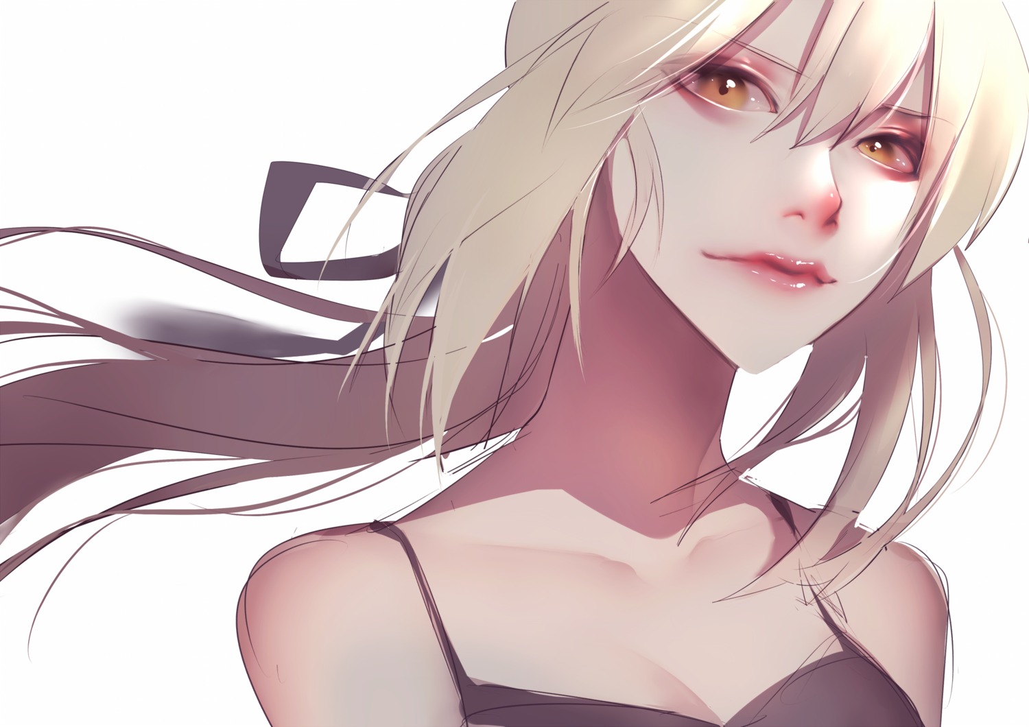 cleavage fate/grand_order rahato saber saber_alter sketch