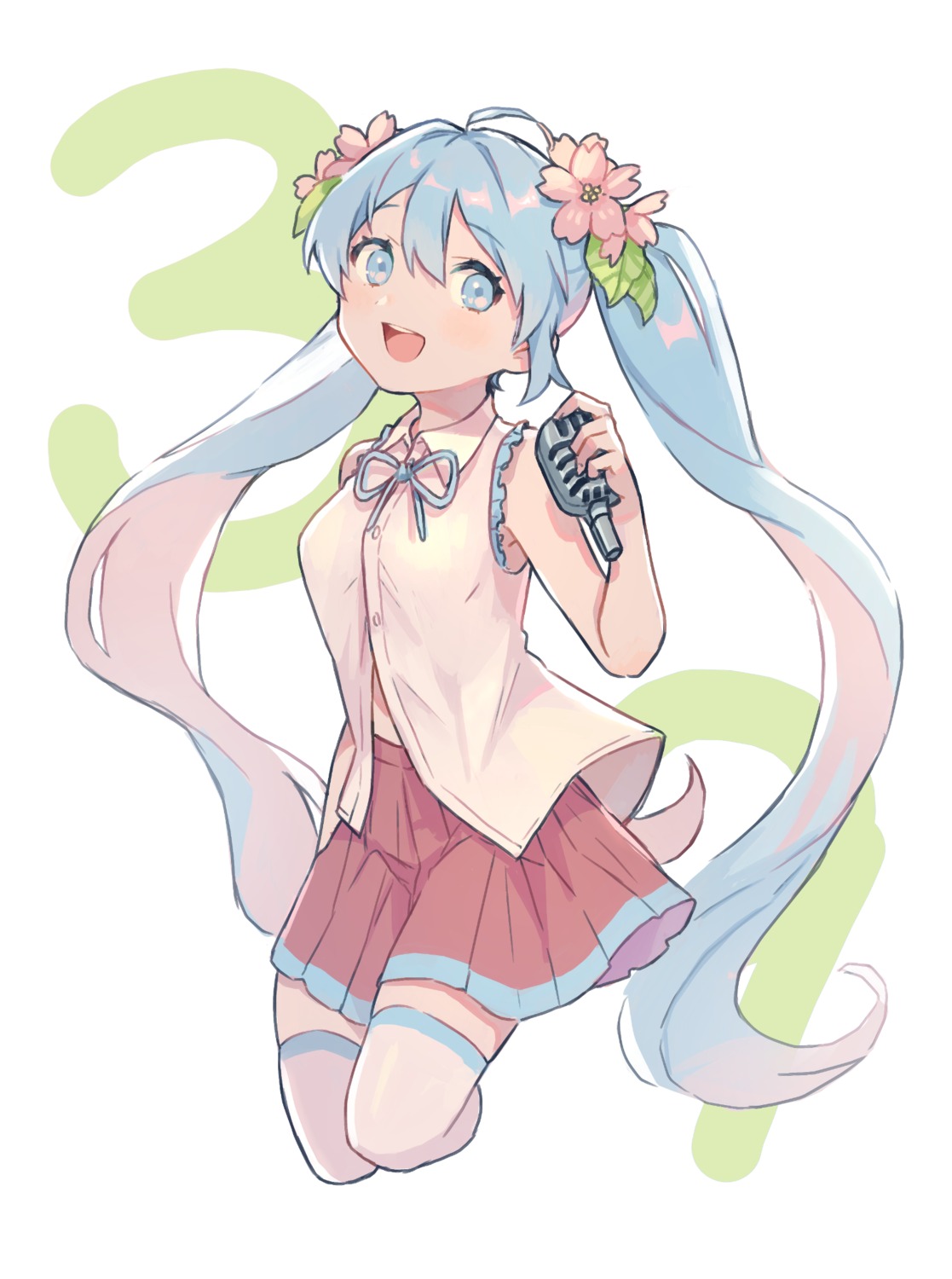 hatsune_miku saino thighhighs vocaloid