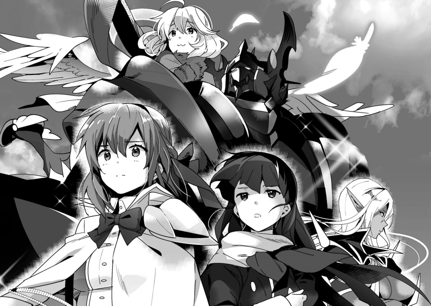 bra ecstas_online mecha monochrome pointy_ears taira_tsukune