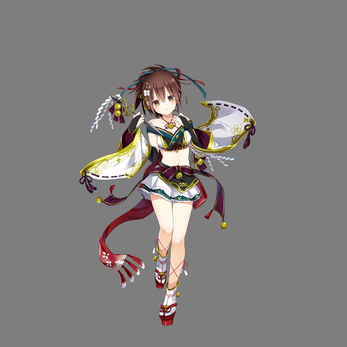 hoshi no girls odyssey cleavage japanese clothes transparent png weapon ...