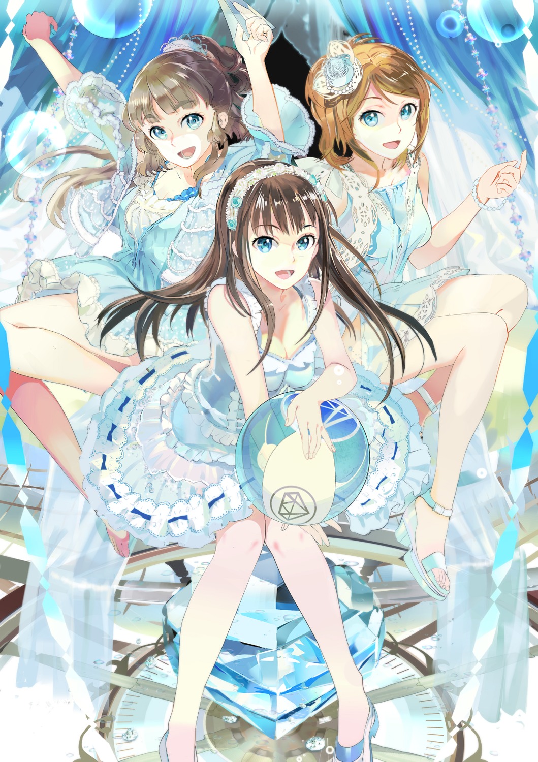 119 heels houjou_karen kamiya_nao shibuya_rin the_idolm@ster the_idolm@ster_cinderella_girls