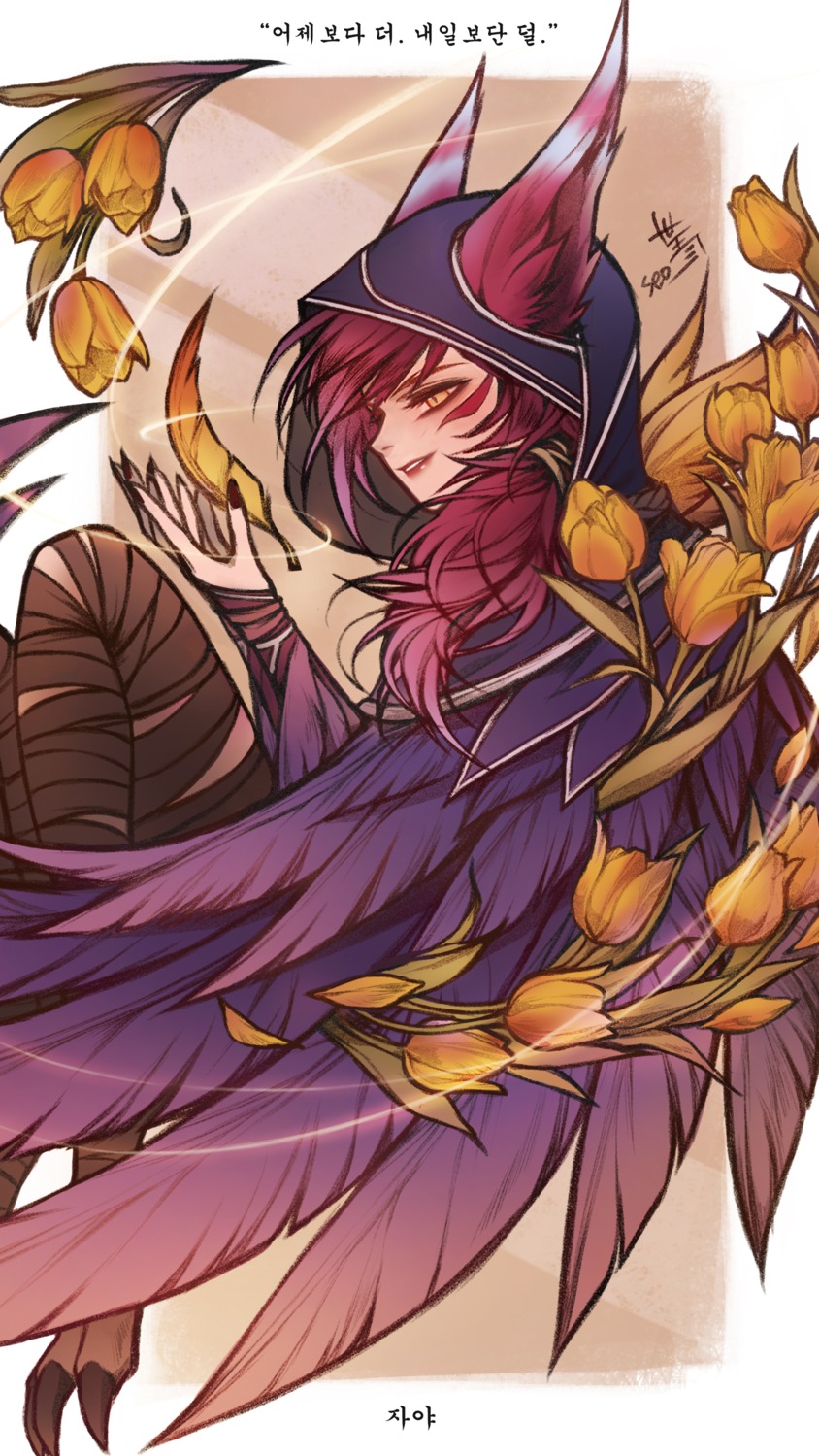 animal_ears bandages league_of_legends monster_girl seo-love xayah