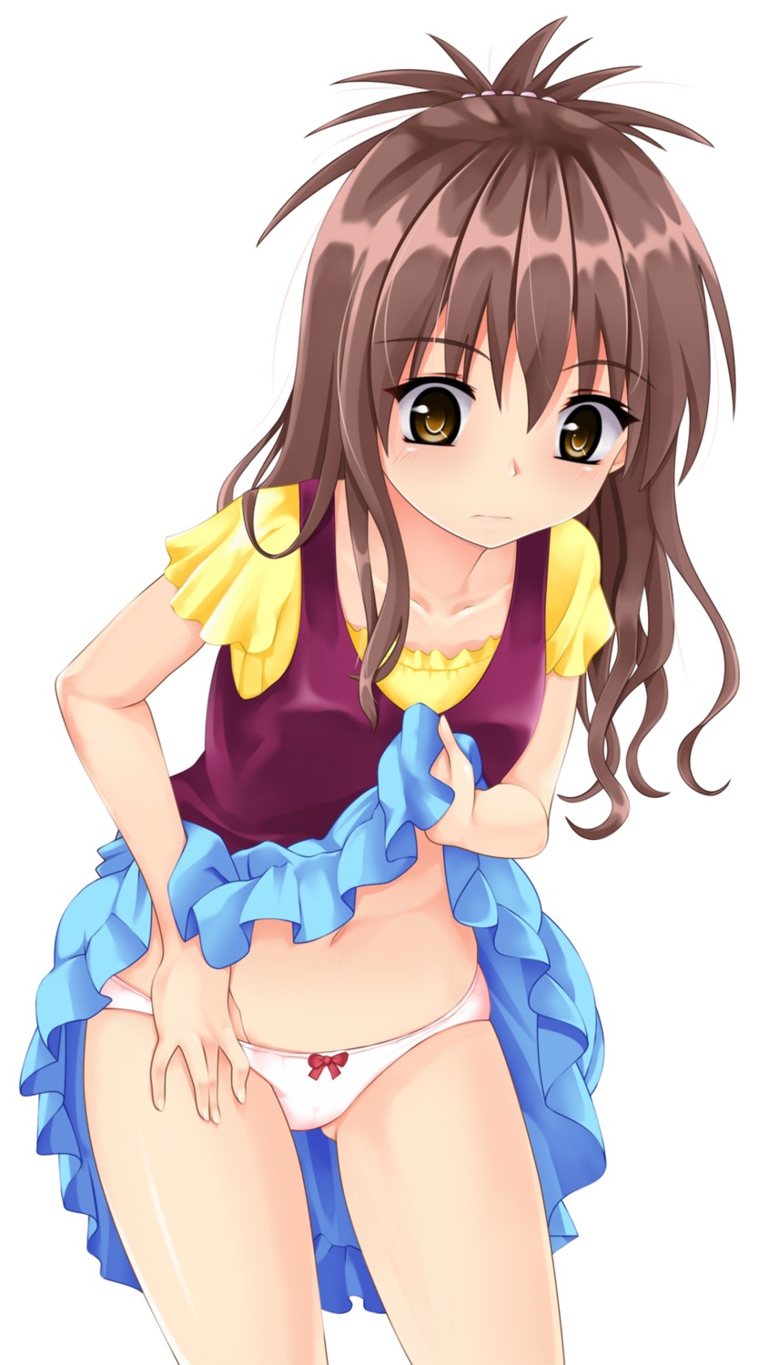 loli pantsu skirt_lift to_love_ru wayway yuuki_mikan