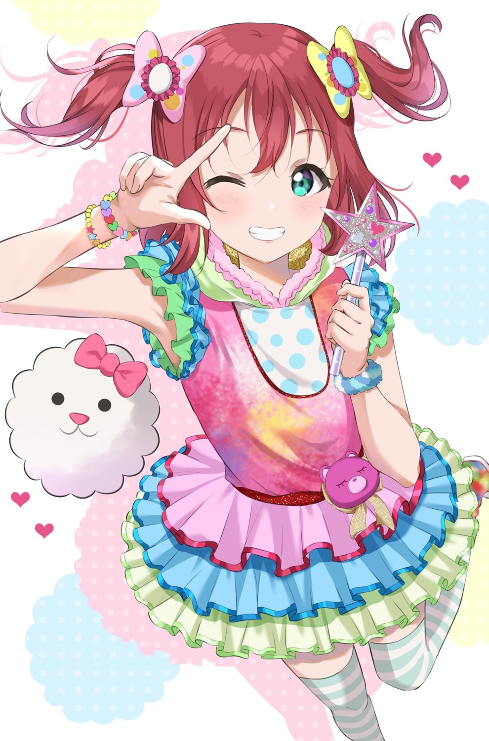 gorilla-shi kurosawa_ruby love_live!_sunshine!! thighhighs