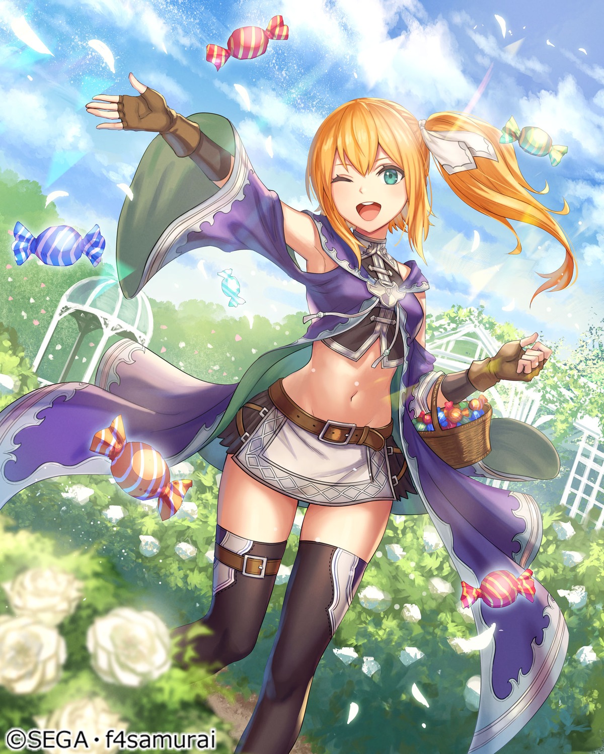 garter hortensia_saga tagme thighhighs