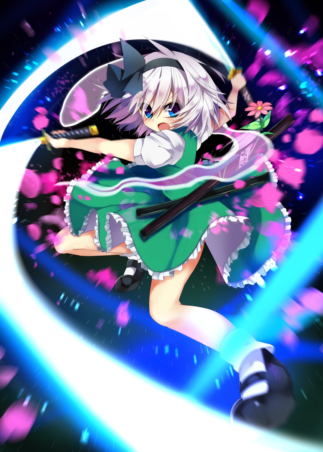 amakawa_sakko konpaku_youmu sword touhou