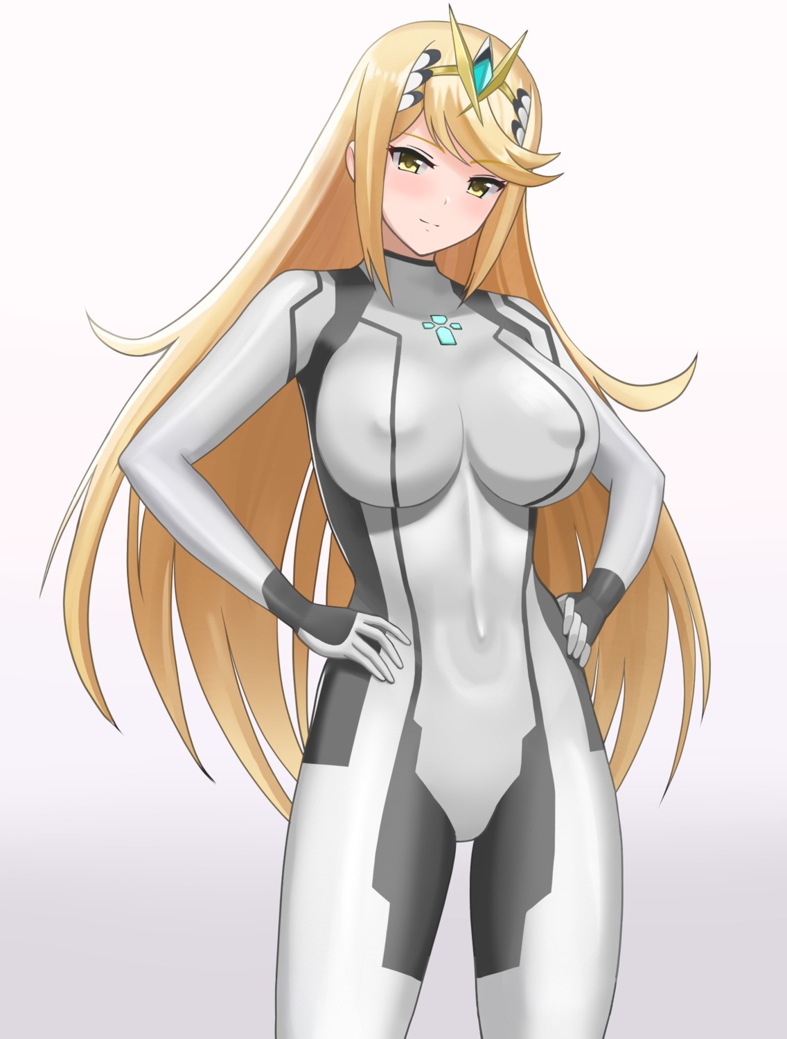 bodysuit cosplay erect_nipples higofushi hikari_(xenoblade_2) metroid samus_aran xenoblade xenoblade_chronicles_2