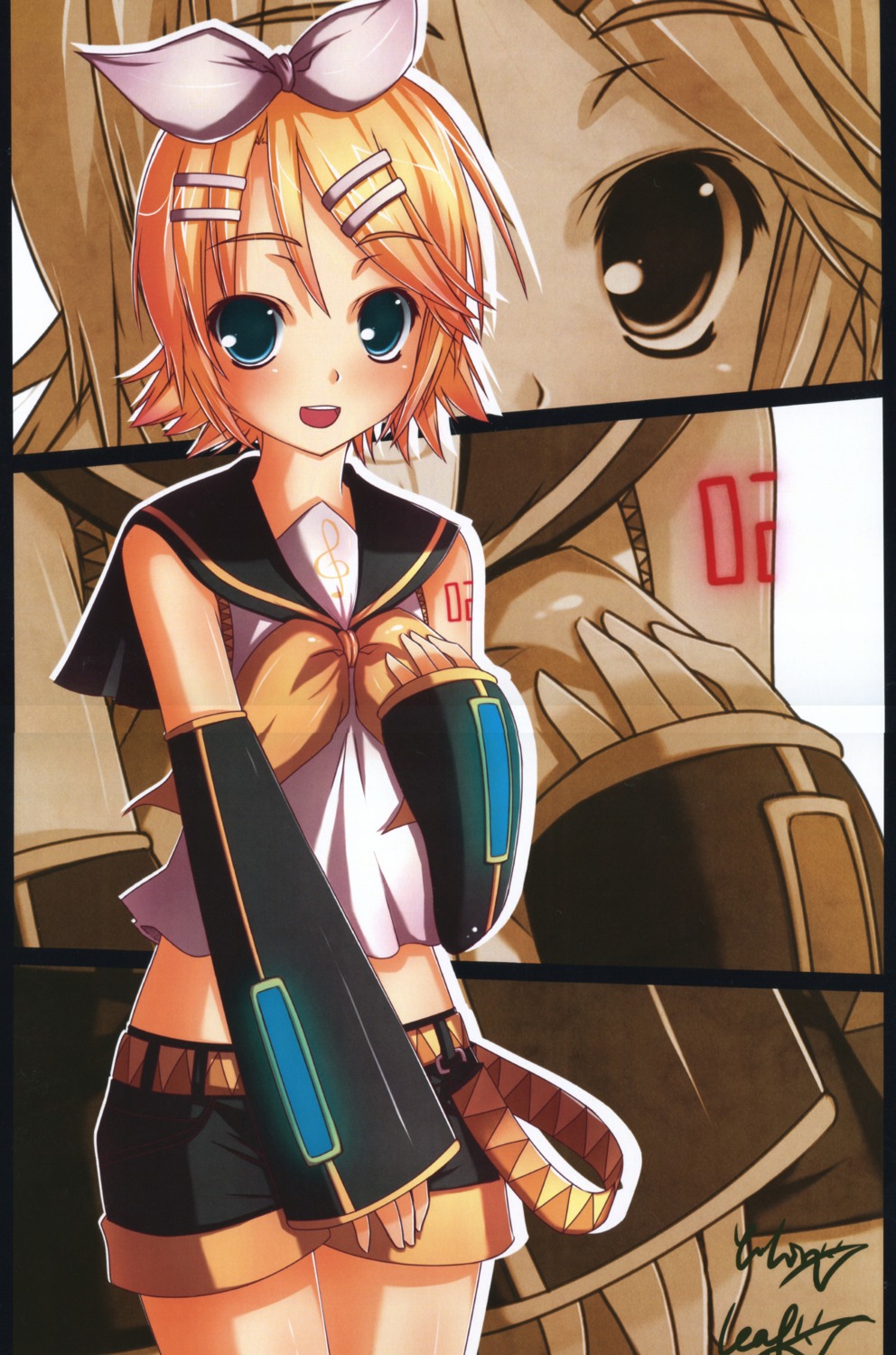 crease kagamine_rin kouken vocaloid